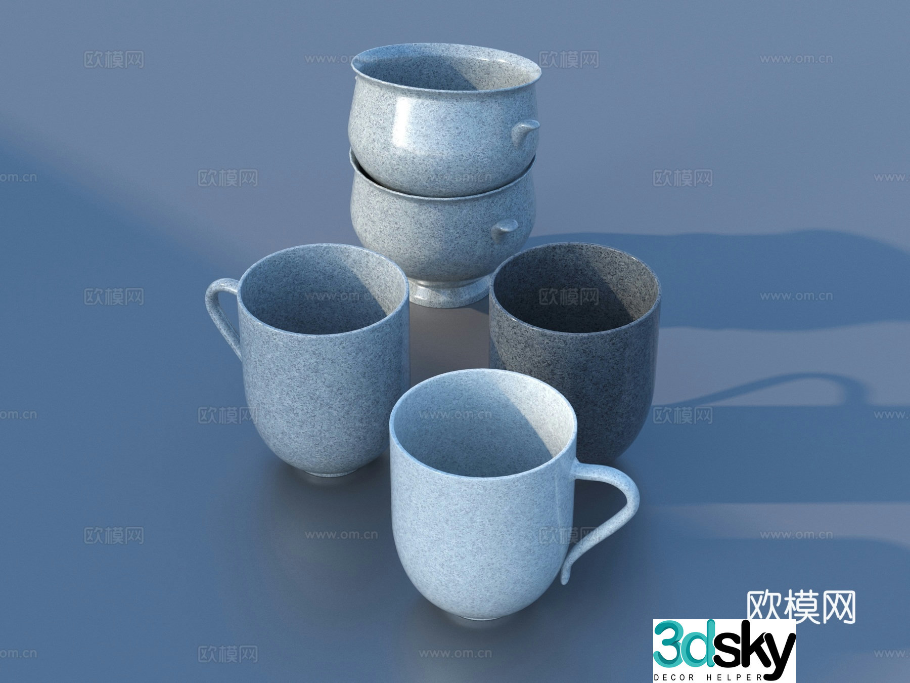 Cup Kitchen Supplies 3D Model