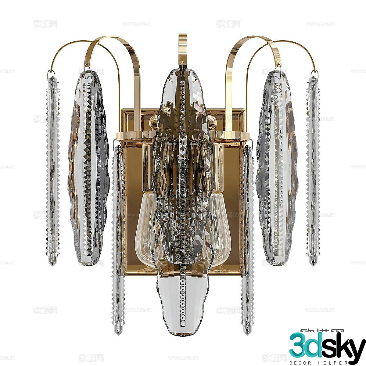 Modern simple and luxurious wall lamp wall lamp wall lamp lamp lamp lamp 3d model