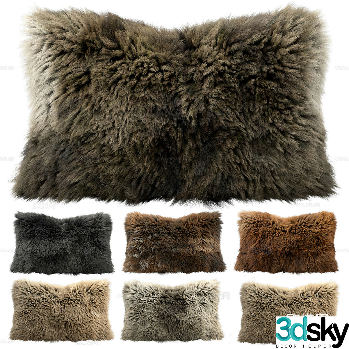 3D model of pillow