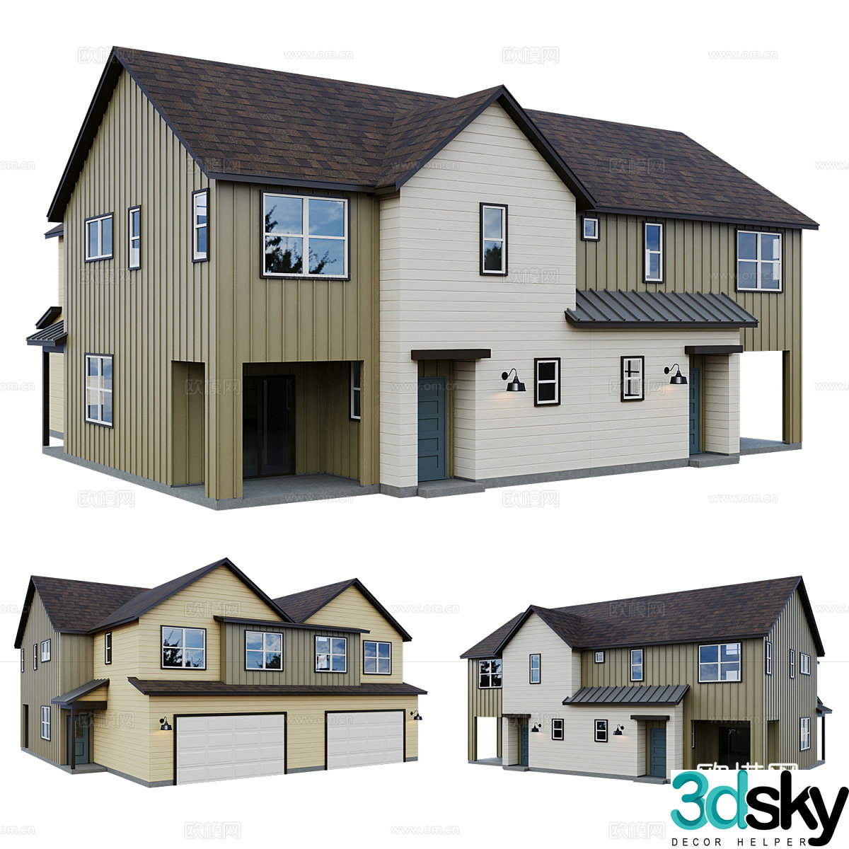 Townhouse 3d model