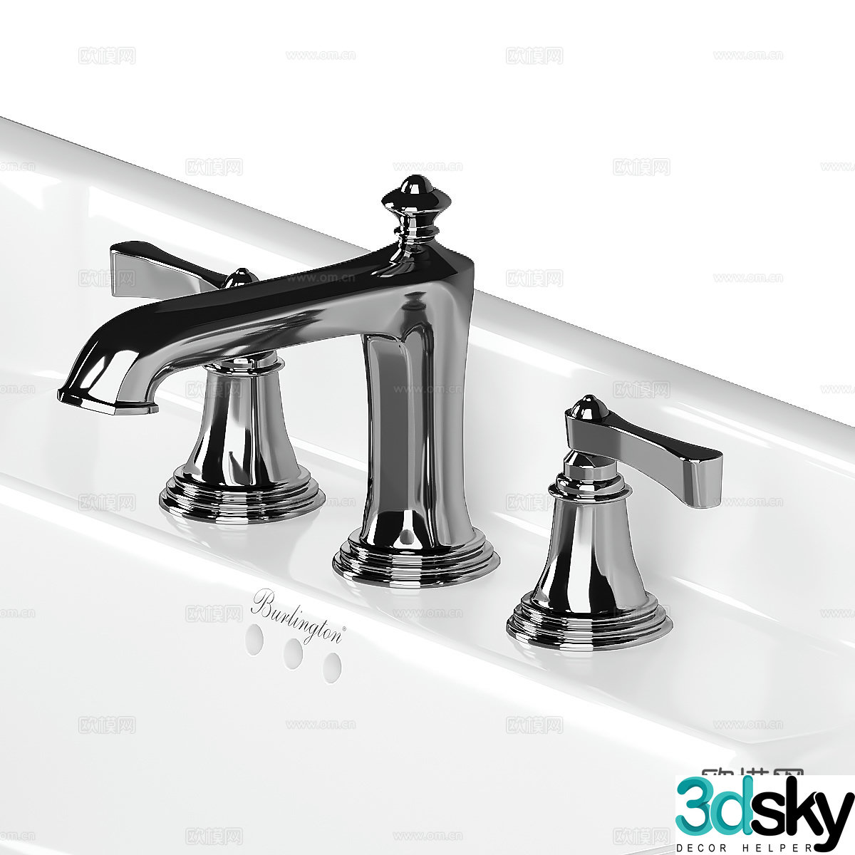Simple faucet Bathroom faucet Outdoor faucet Hotel faucet Minimalist faucet 3D model