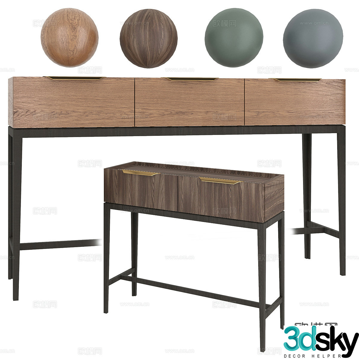 Modern end viewing platform 3D model