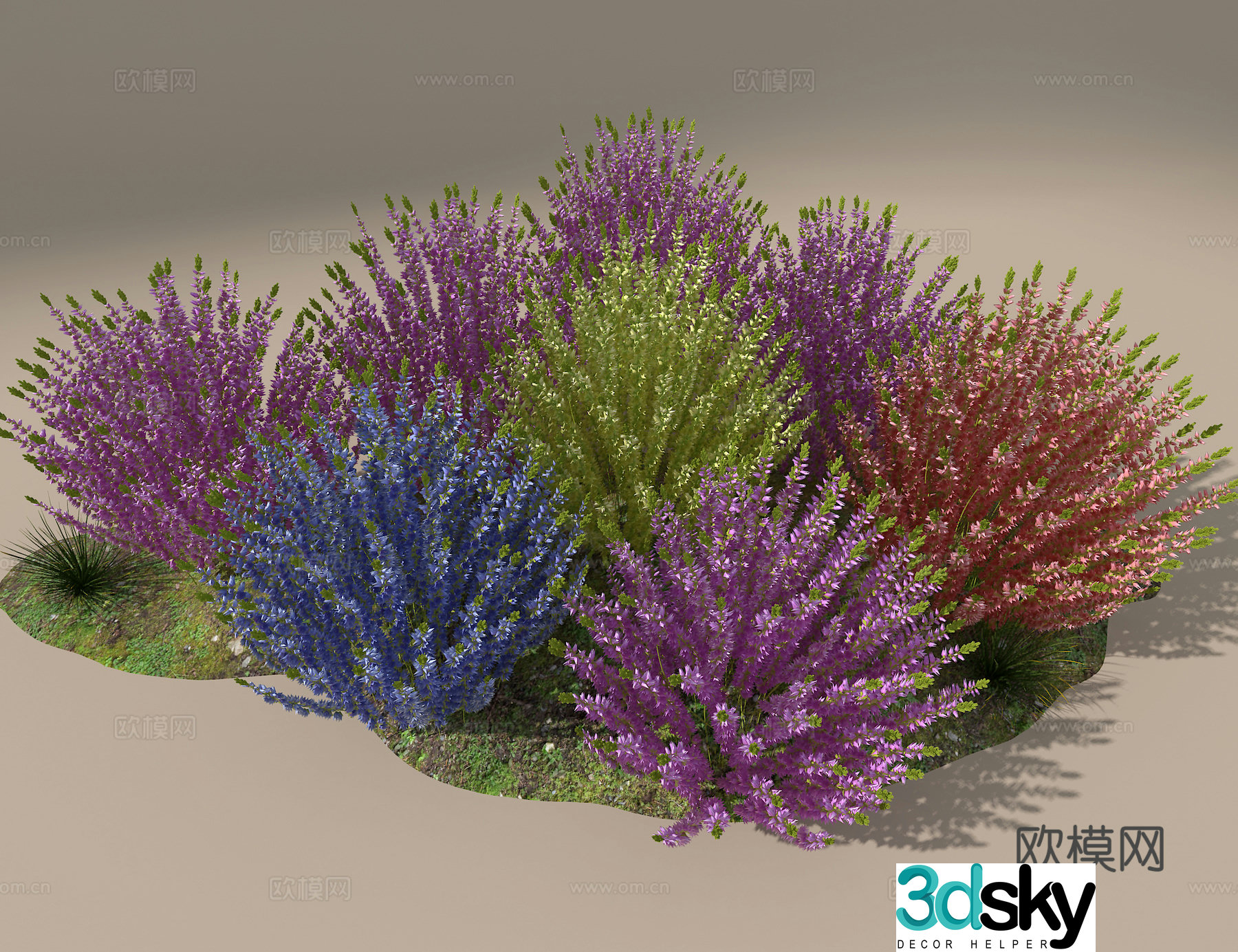 Stone orchid 3D model