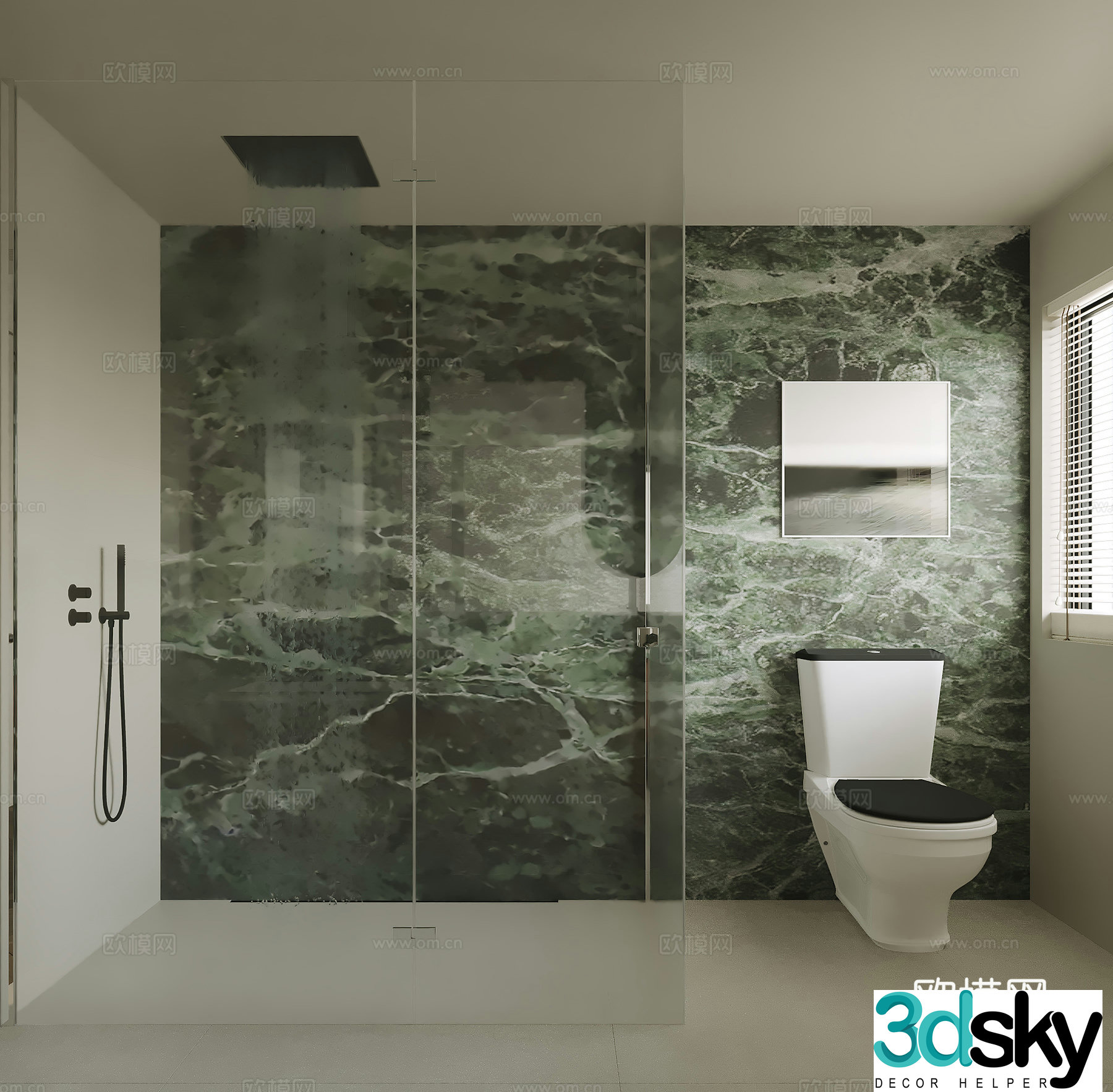 Modern bathroom 3d model