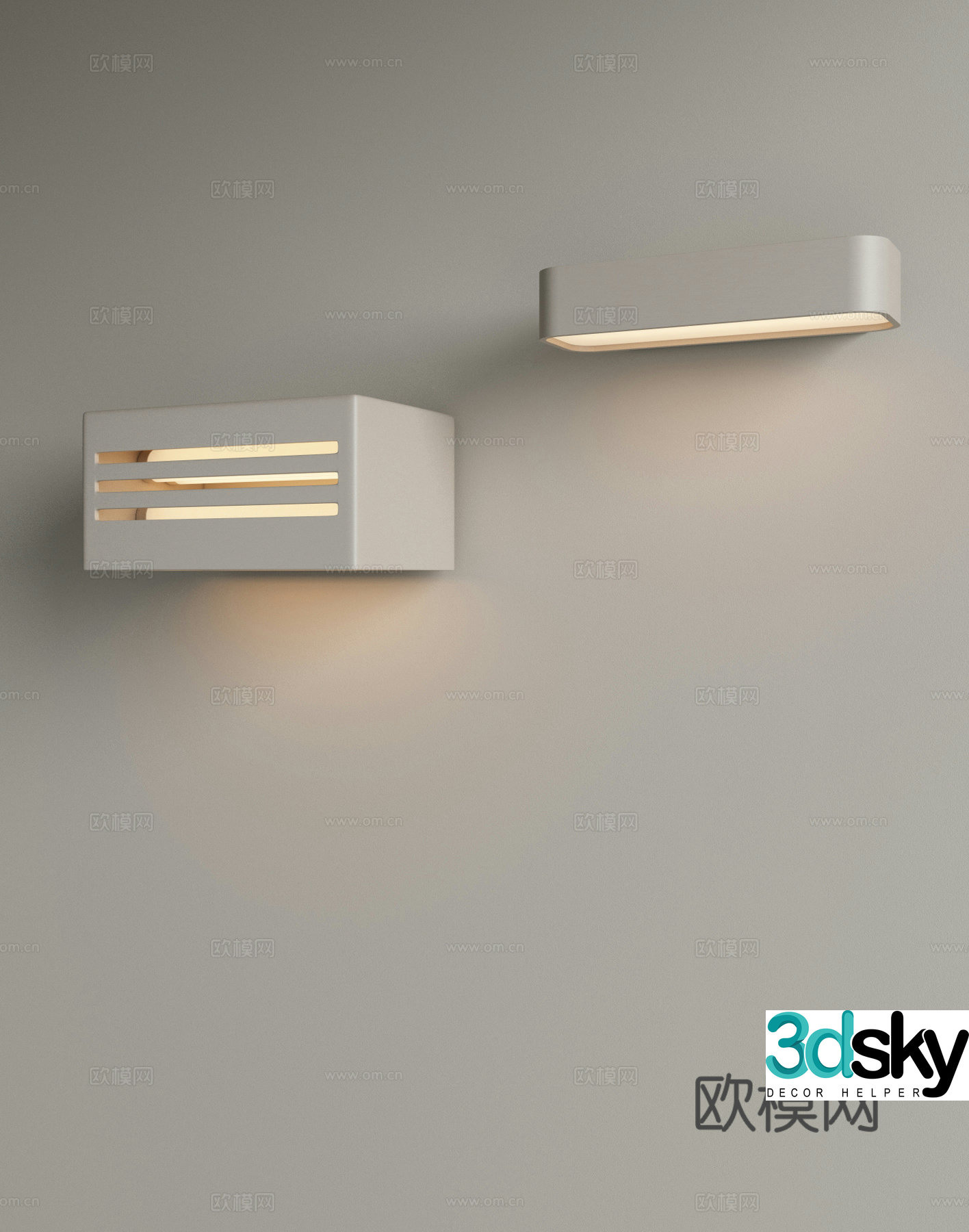 Modern cream wall lamp Metal wall lamp Outdoor wall lamp Bedside wall lamp Staircase wall lamp 3D model