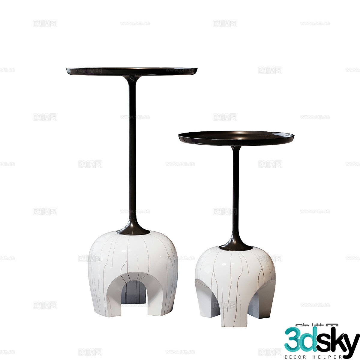 Modern ElanAtelier special shape moving side 3D model