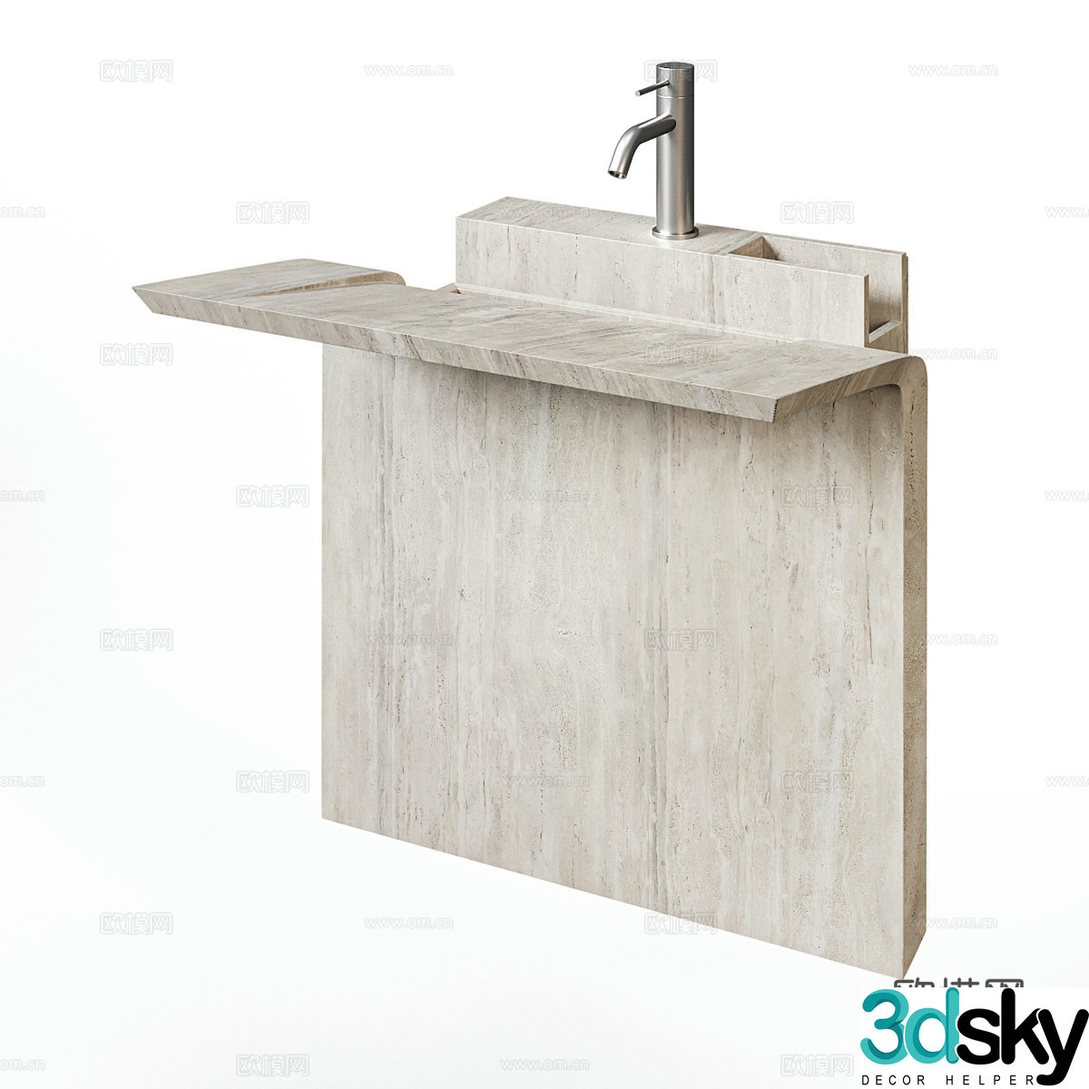 Modern Italian Teyo Tala sink sink 3d model
