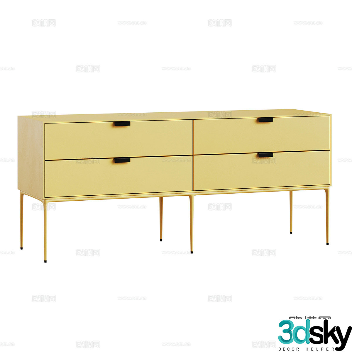 Modern simple TV cabinet TV cabinet Simple TV cabinet 3d model