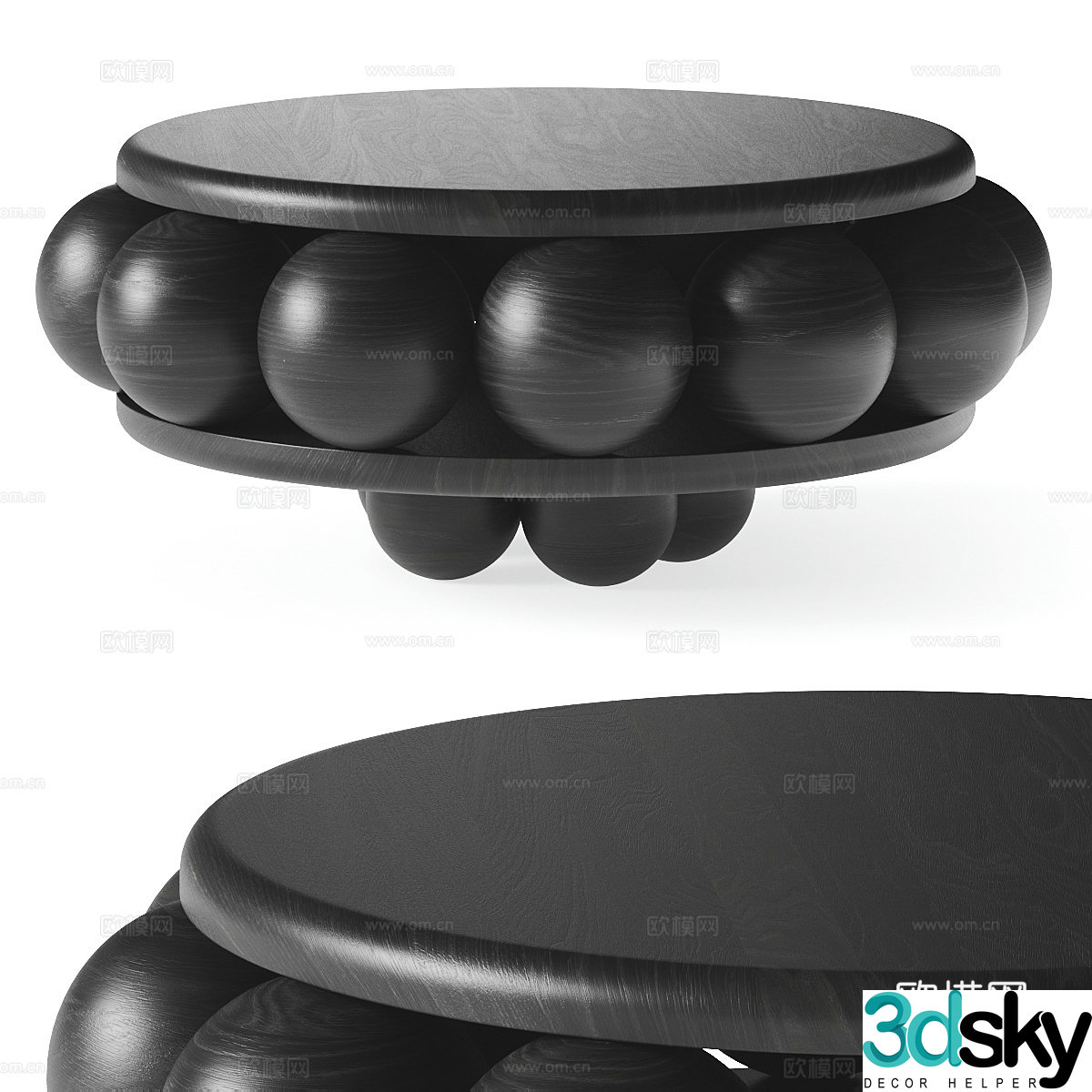 Wasabi Lara Bohinc Macaron Coffee Table 3D Model