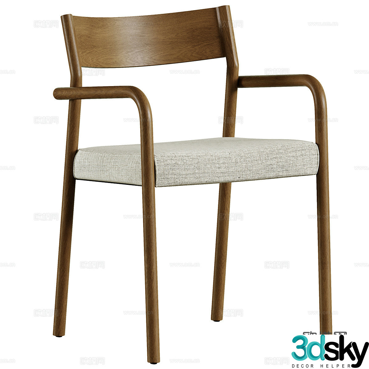 New Chinese style Falconera chair 3d model