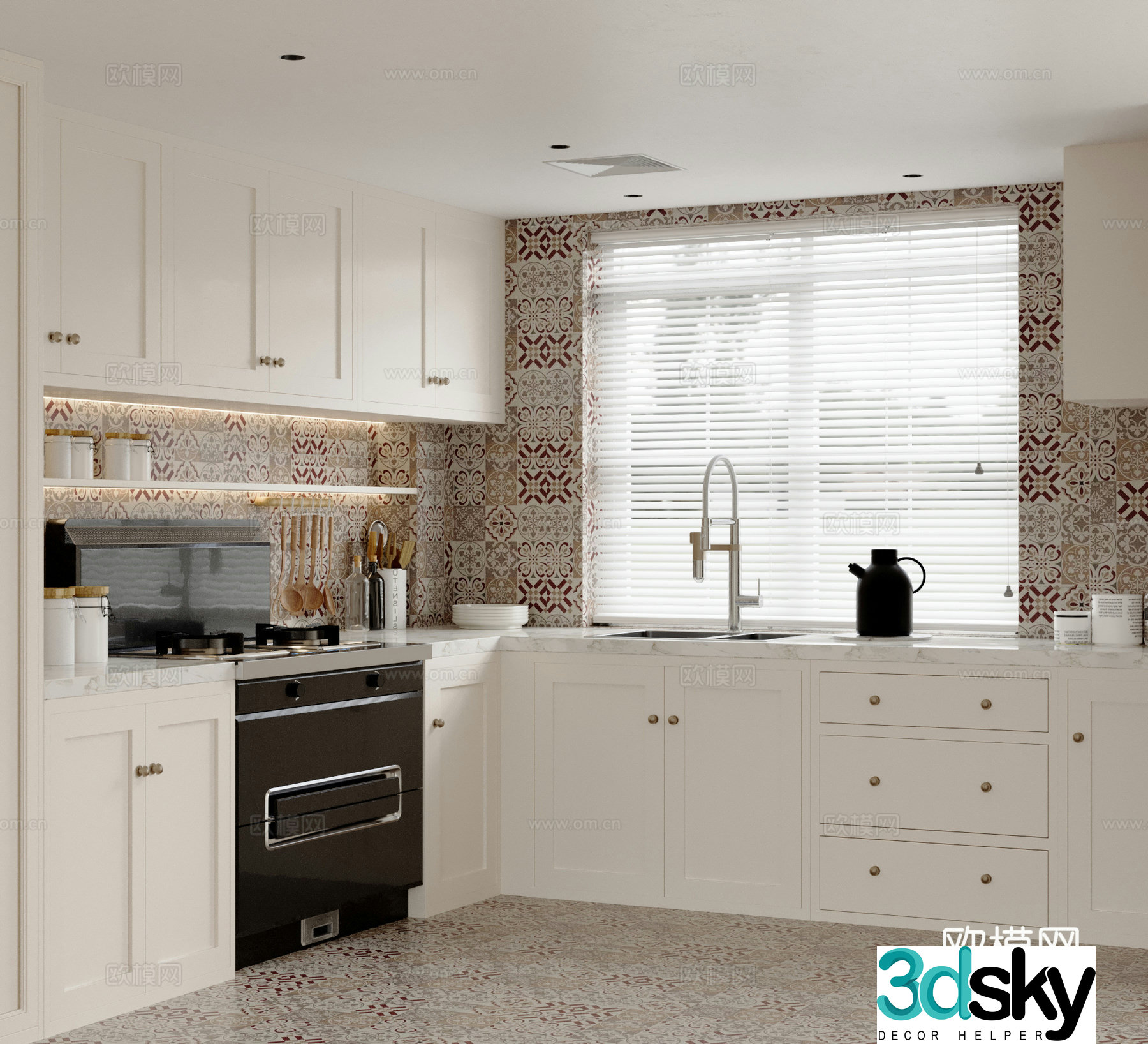 French kitchen 3d model