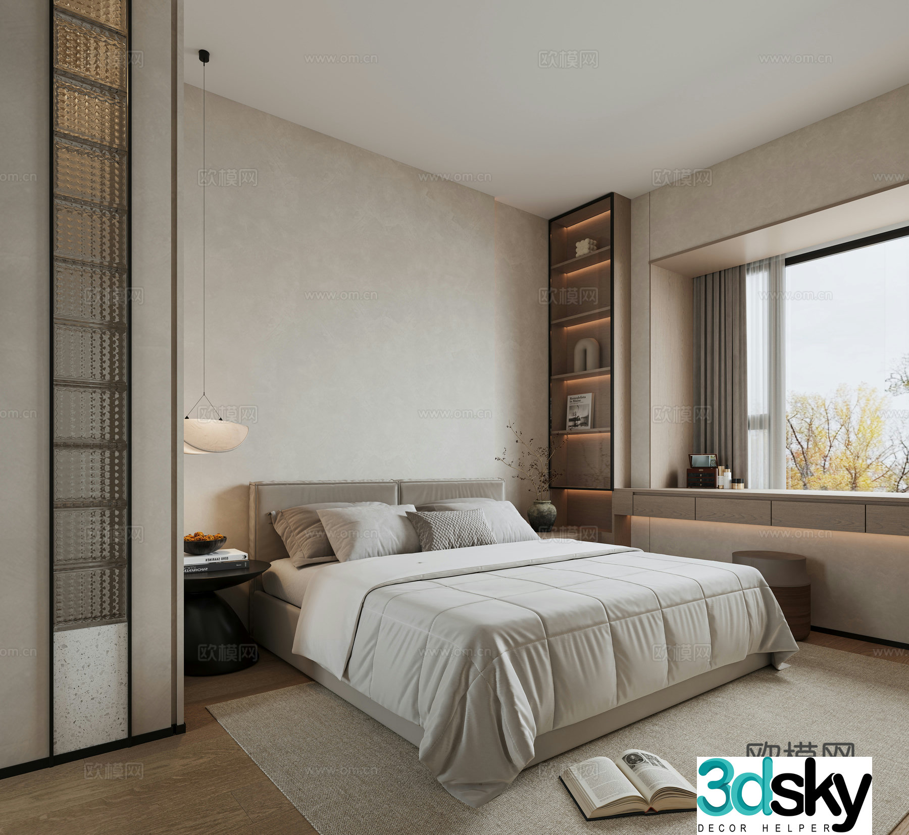 Wasabi Bedroom 3D Model