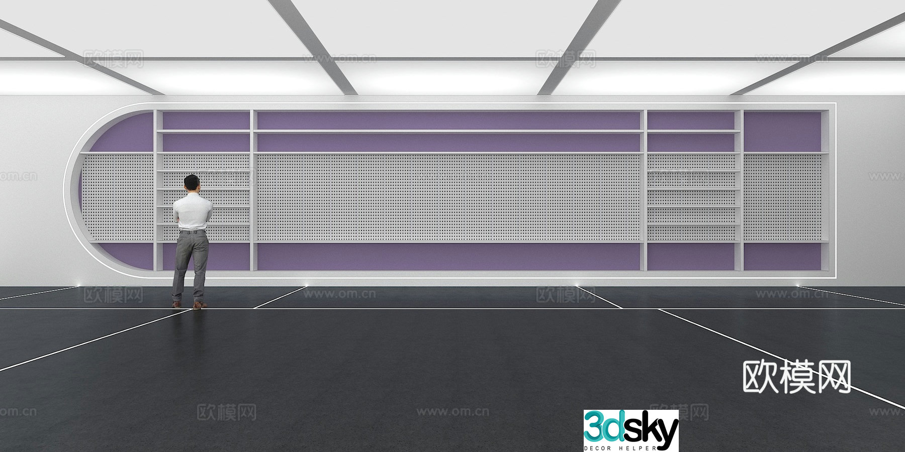 Cultural wall Corporate culture wall Display wall Classroom Exhibition hall Campus culture Corridor 3D model