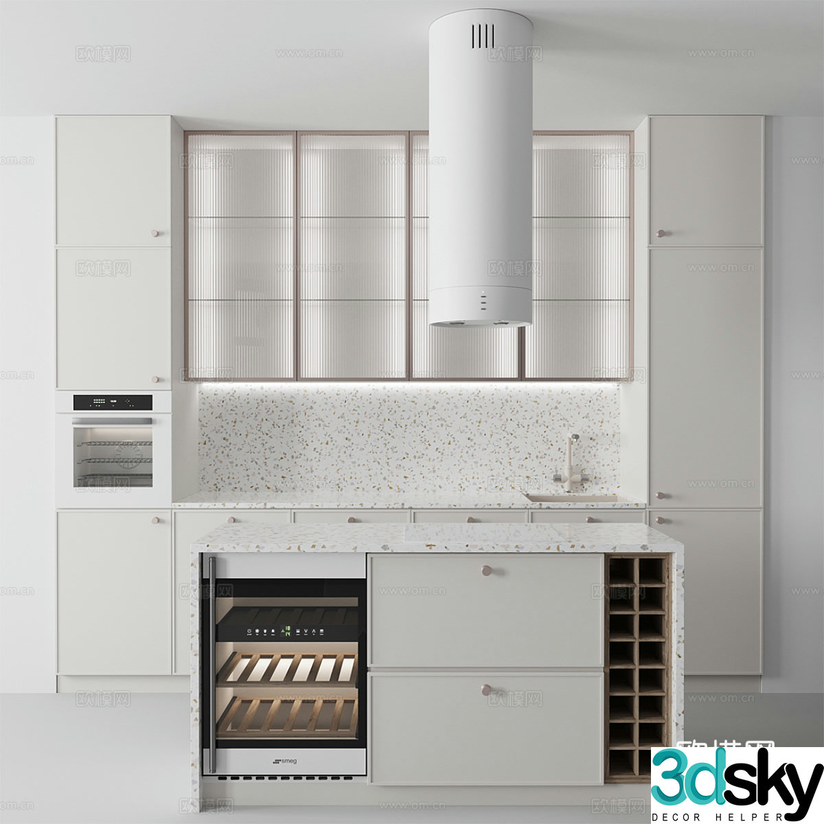 Modern cabinet 3d model