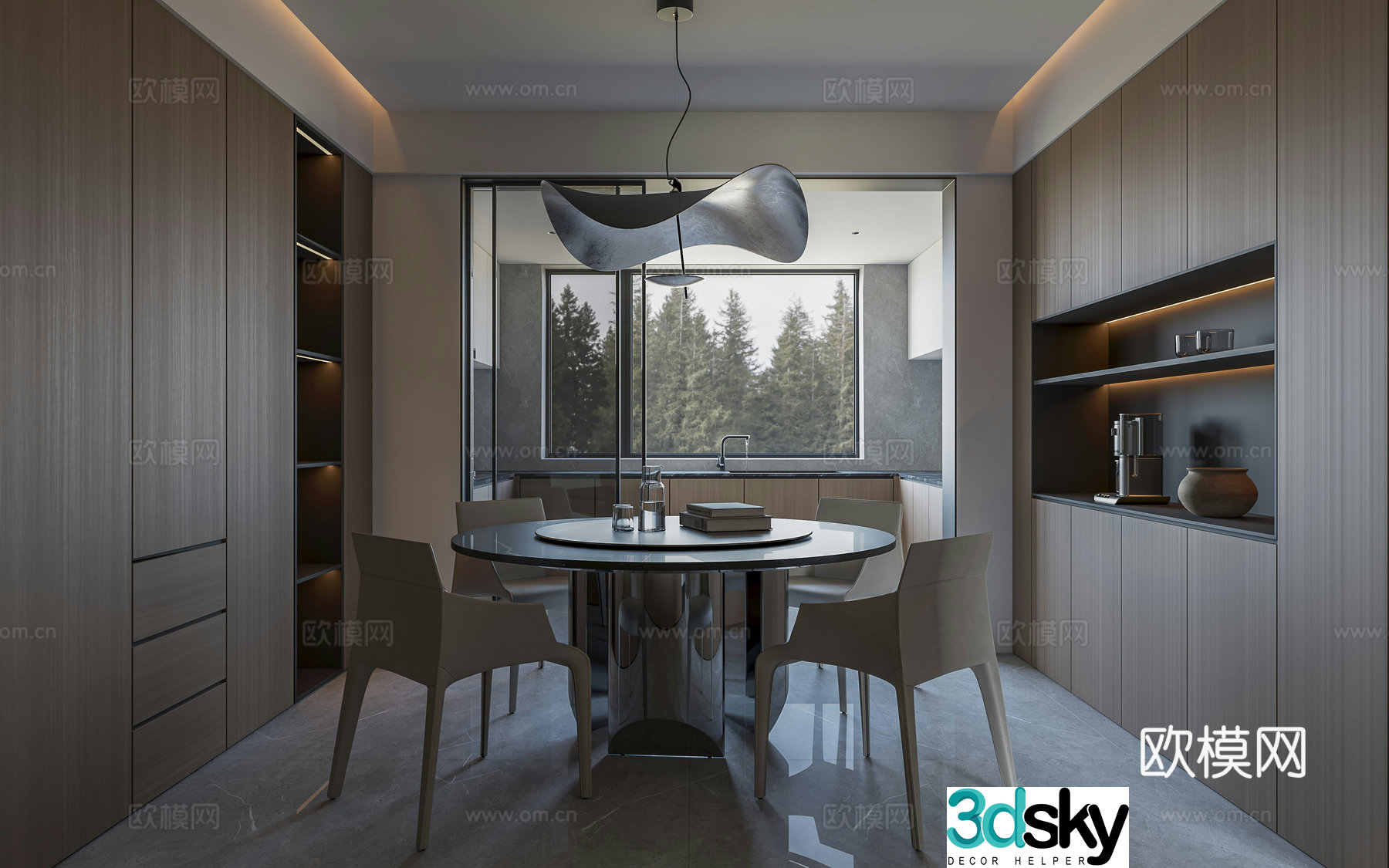 Italian restaurant 3d model