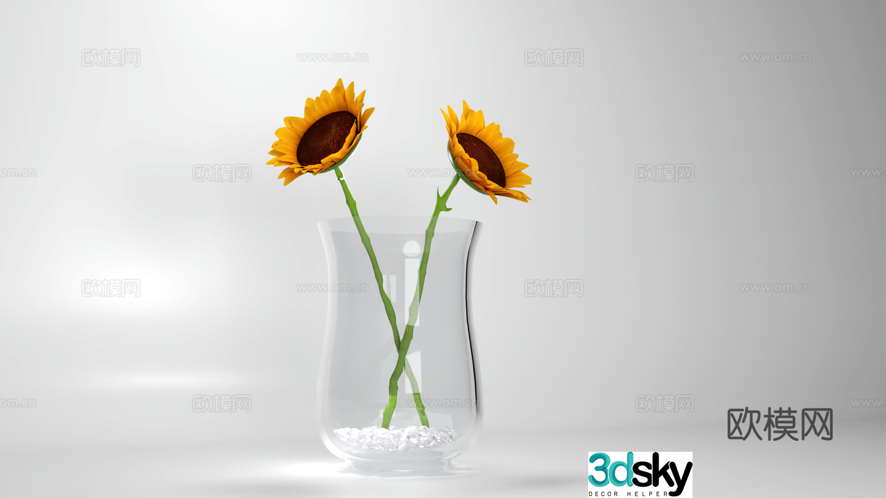 Green plant potted plants plant bonsai potted plants plant combination flower arrangement bonsai decorative ornaments vase 3d model