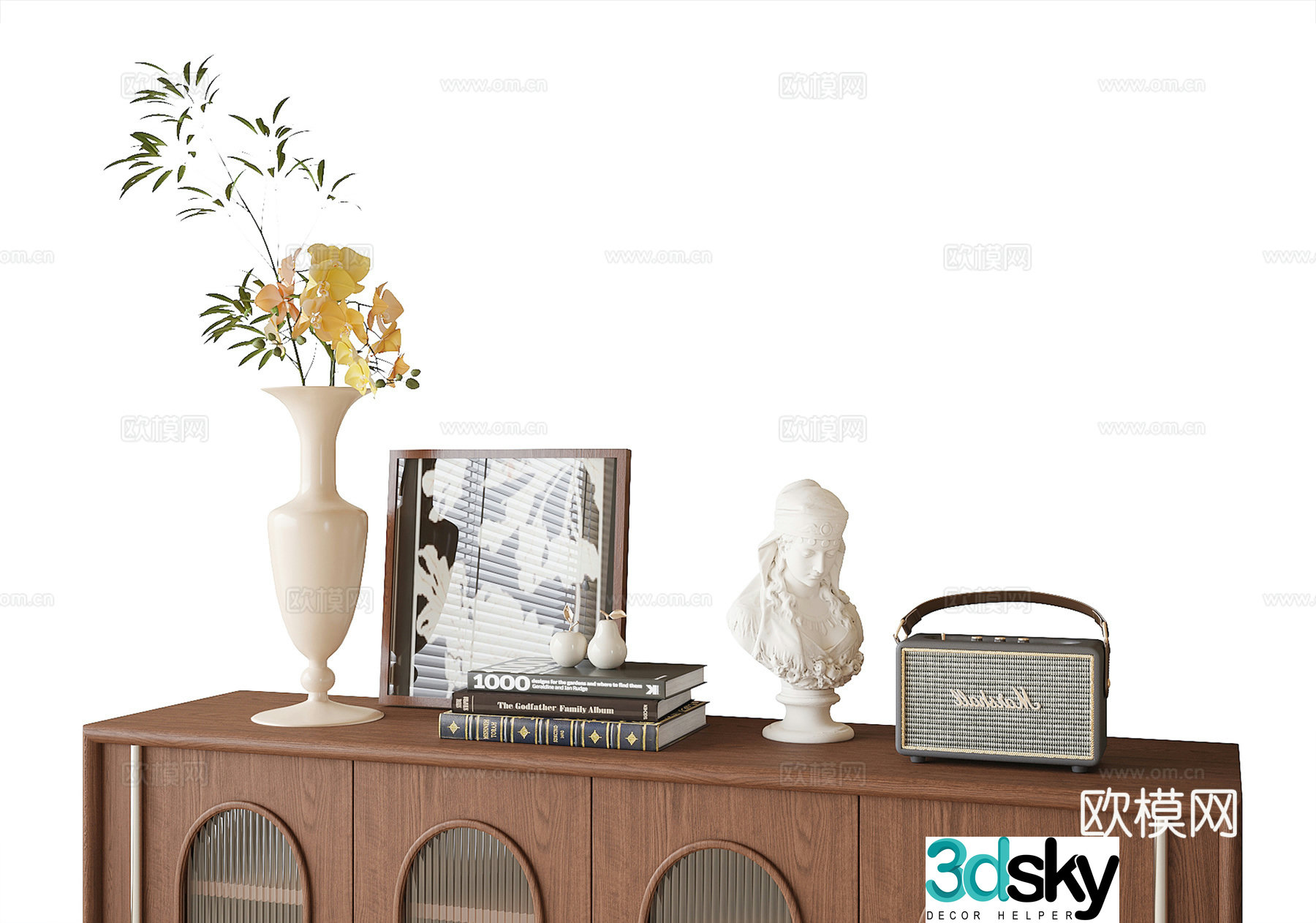 French ornament combination 3D model