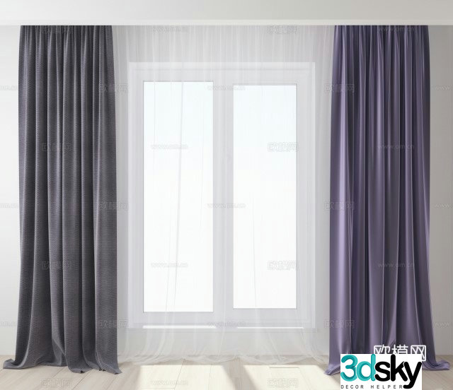Curtain 3d model