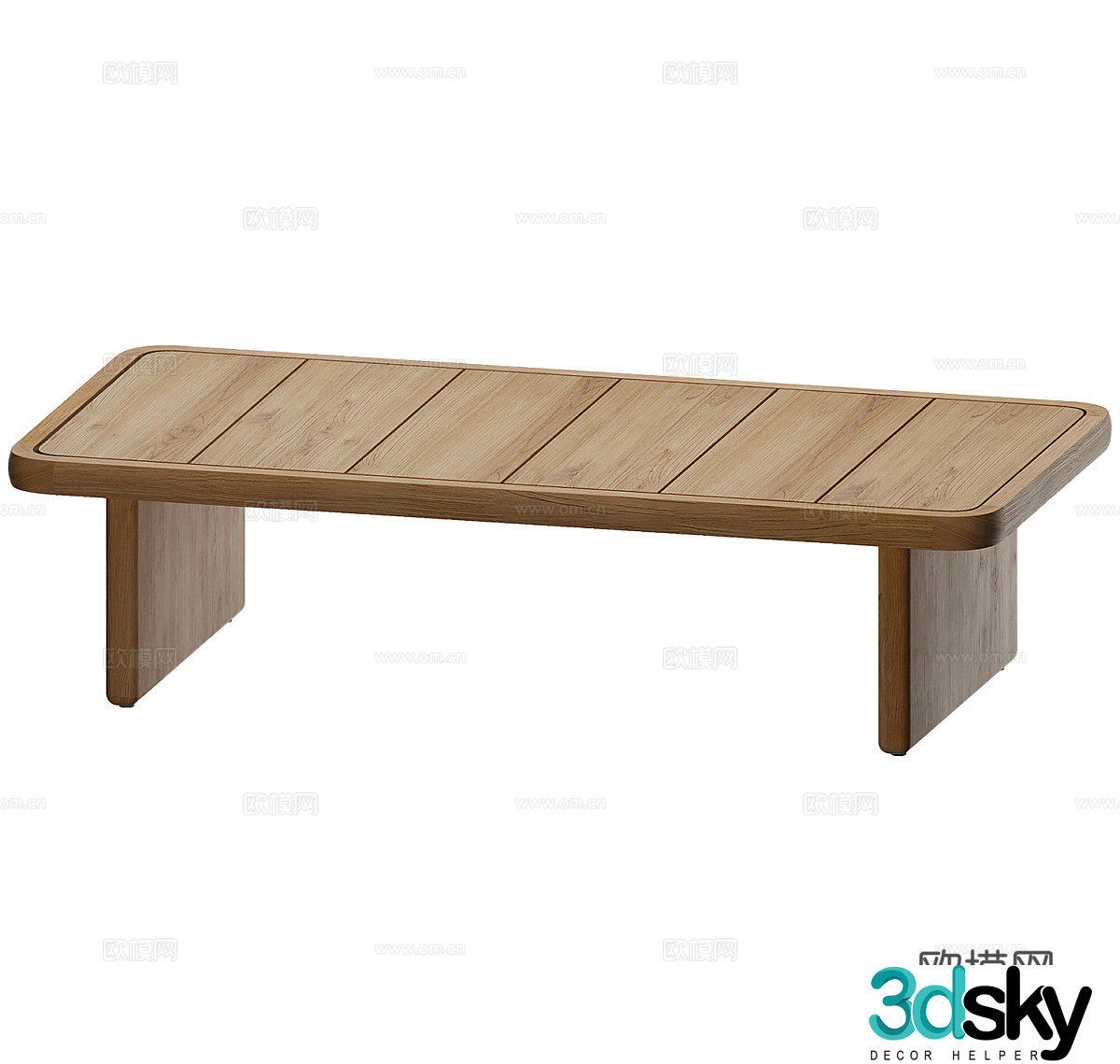 Log bench outdoor bench park bench leisure bench solid wood bench wooden bench dining bench 3d model