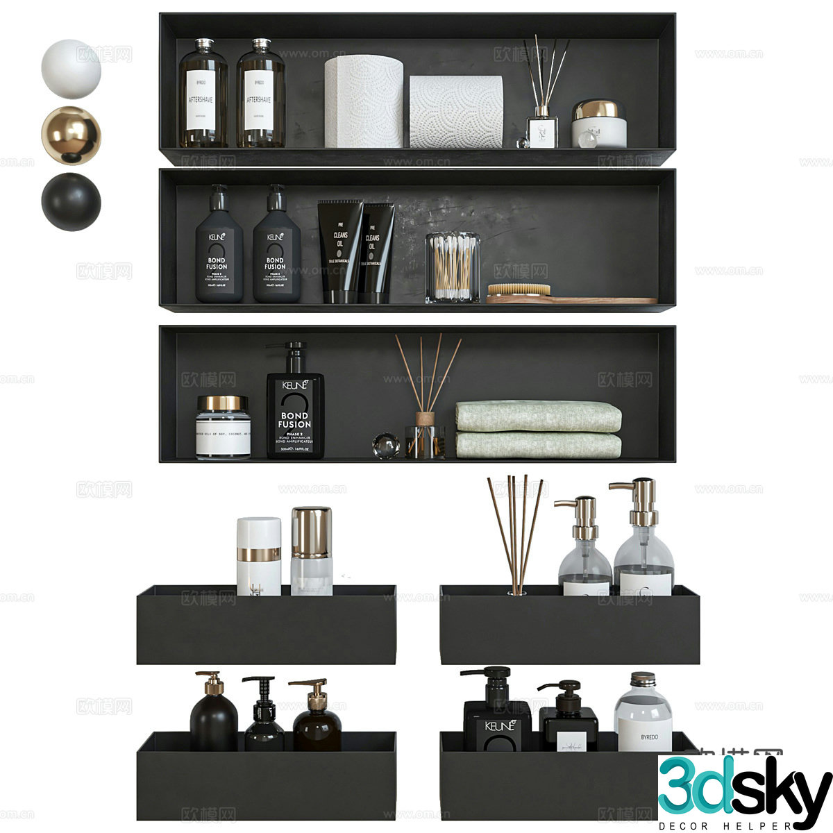 Decorative cabinet 3d model