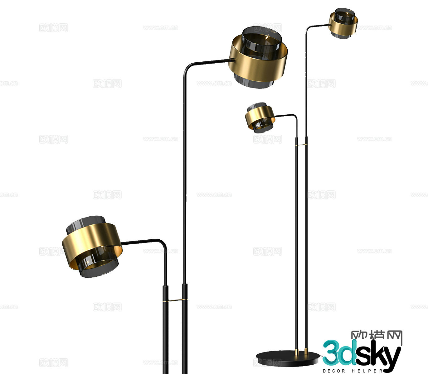 Simple floor lamp Outdoor floor lamp Art floor lamp Special-shaped floor lamp Decorative floor lamp 3D model
