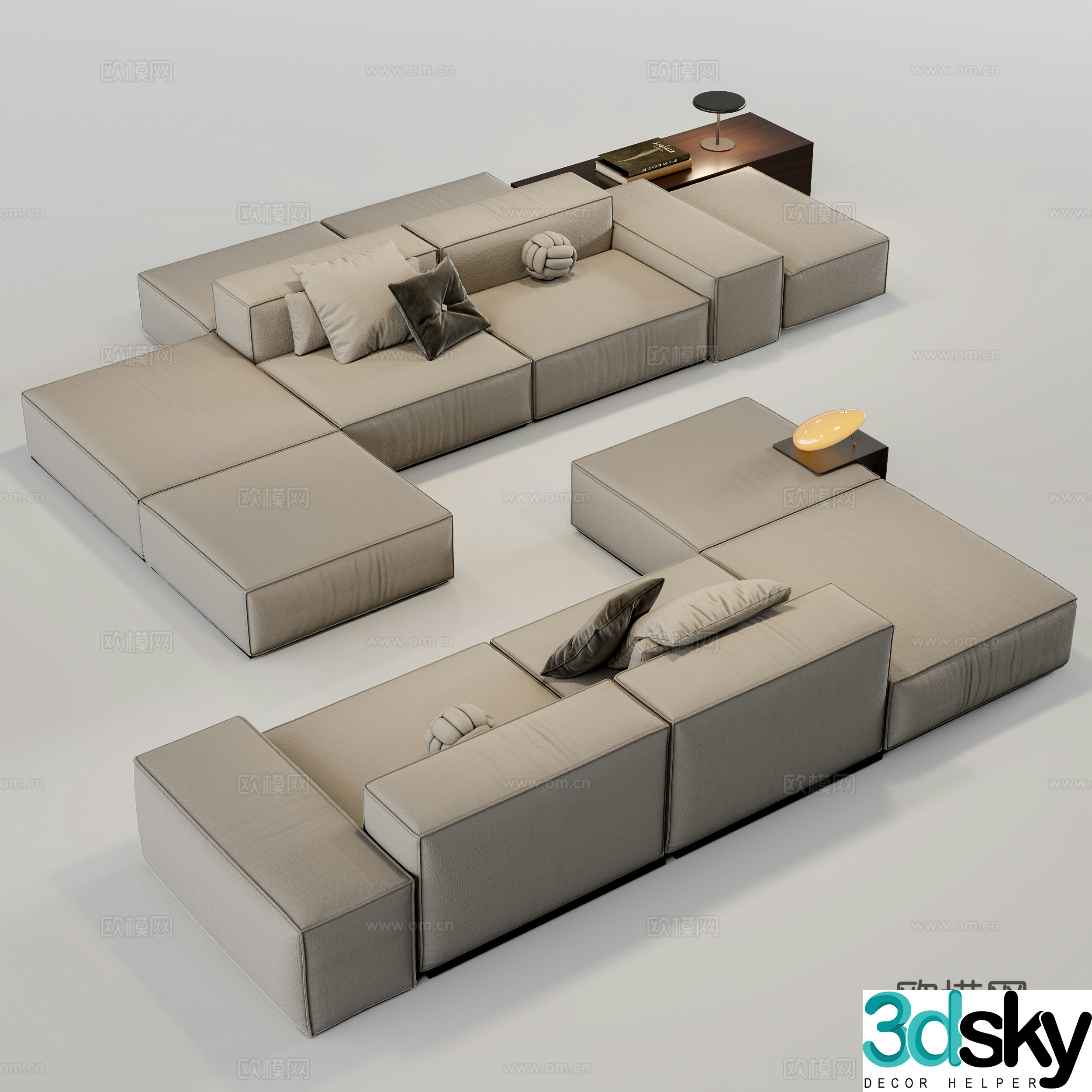 Modern sofa 3d model