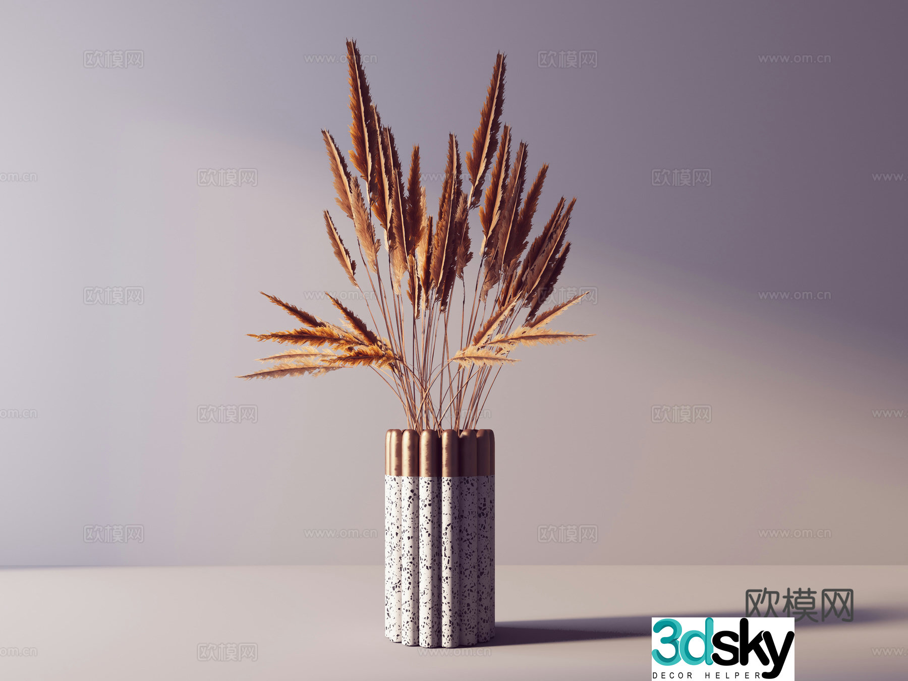 Flower art 3d model
