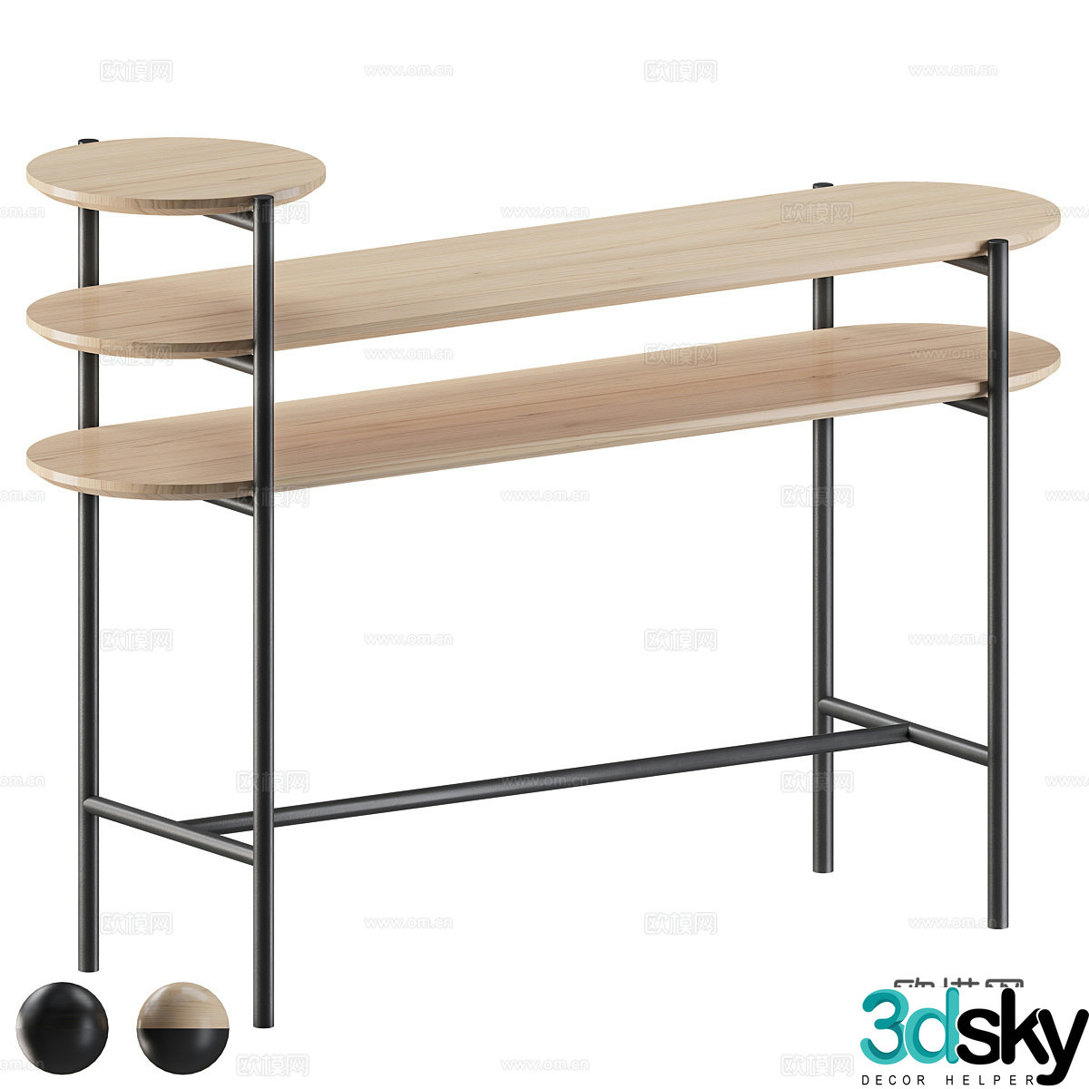 Desk 3d model