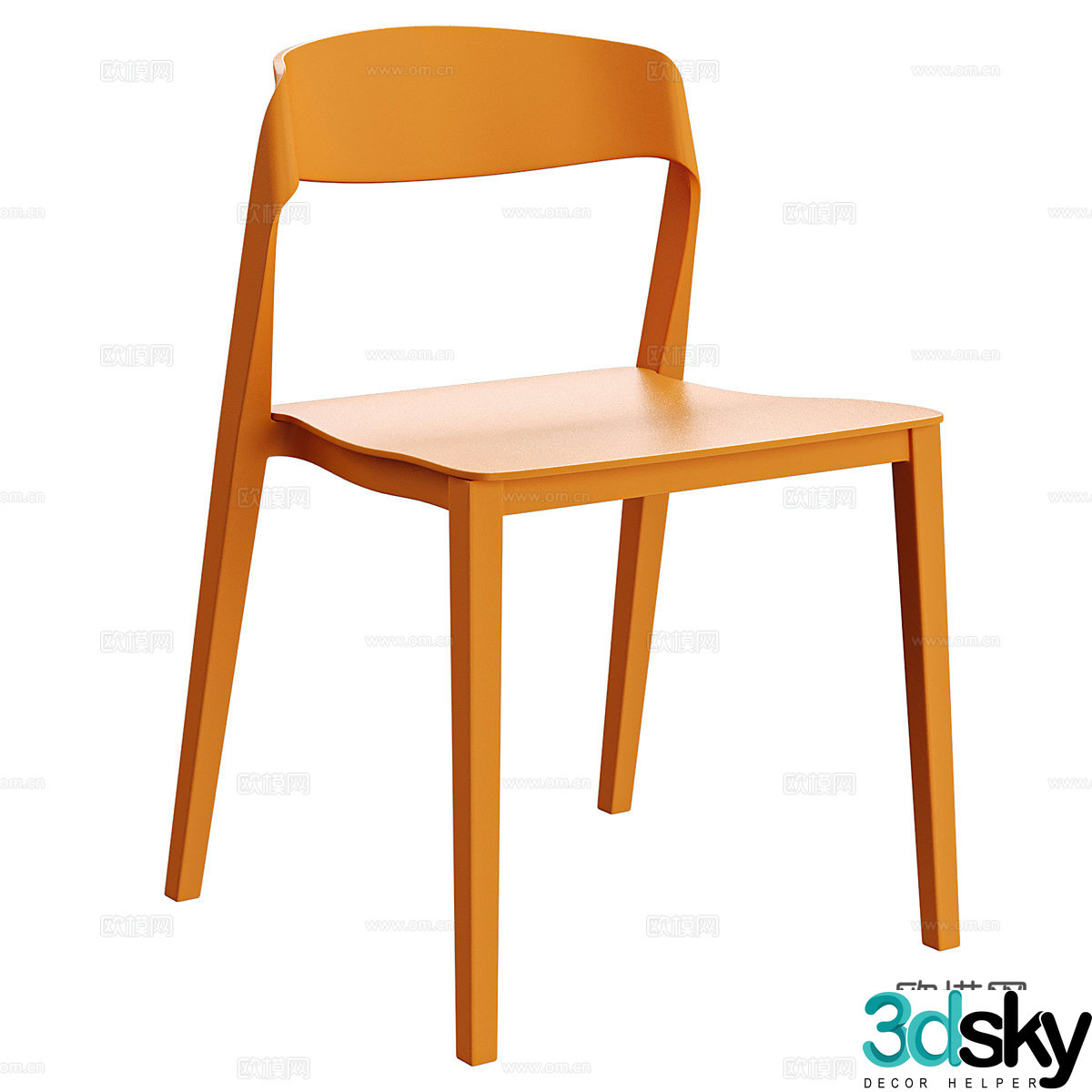 Dining chair 3d model