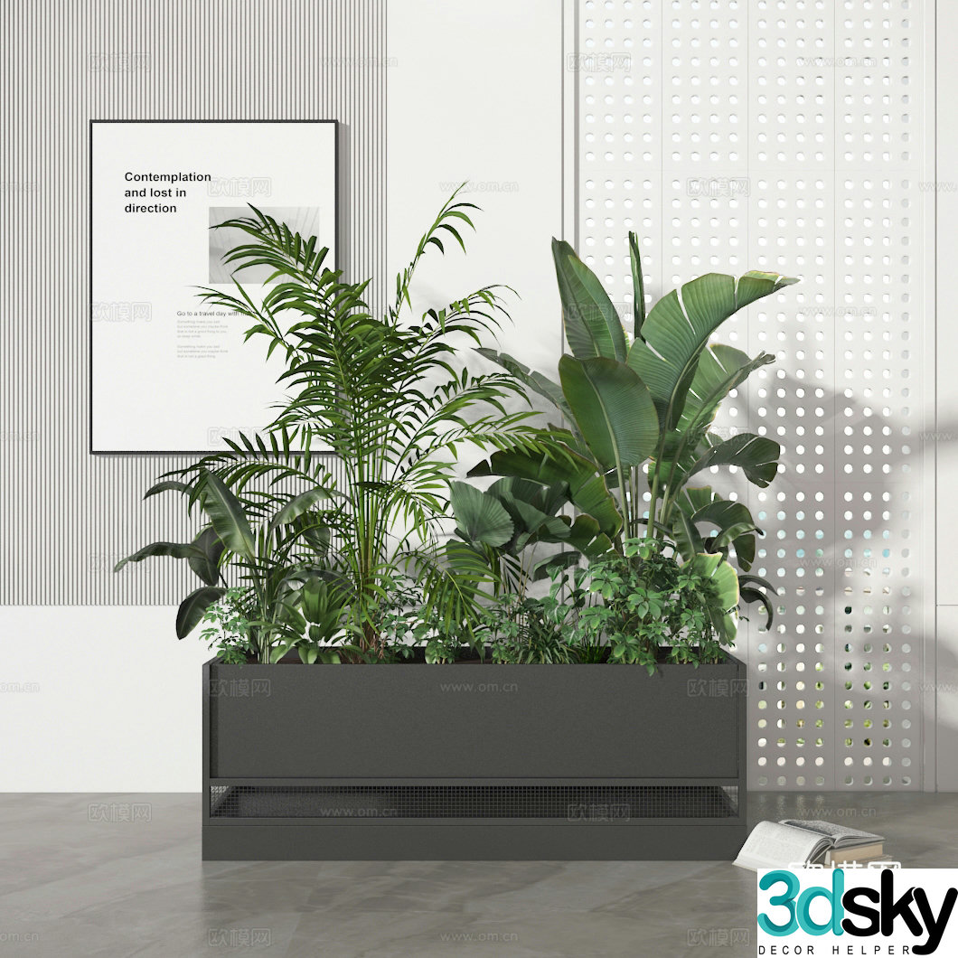 Plant combination 3D model