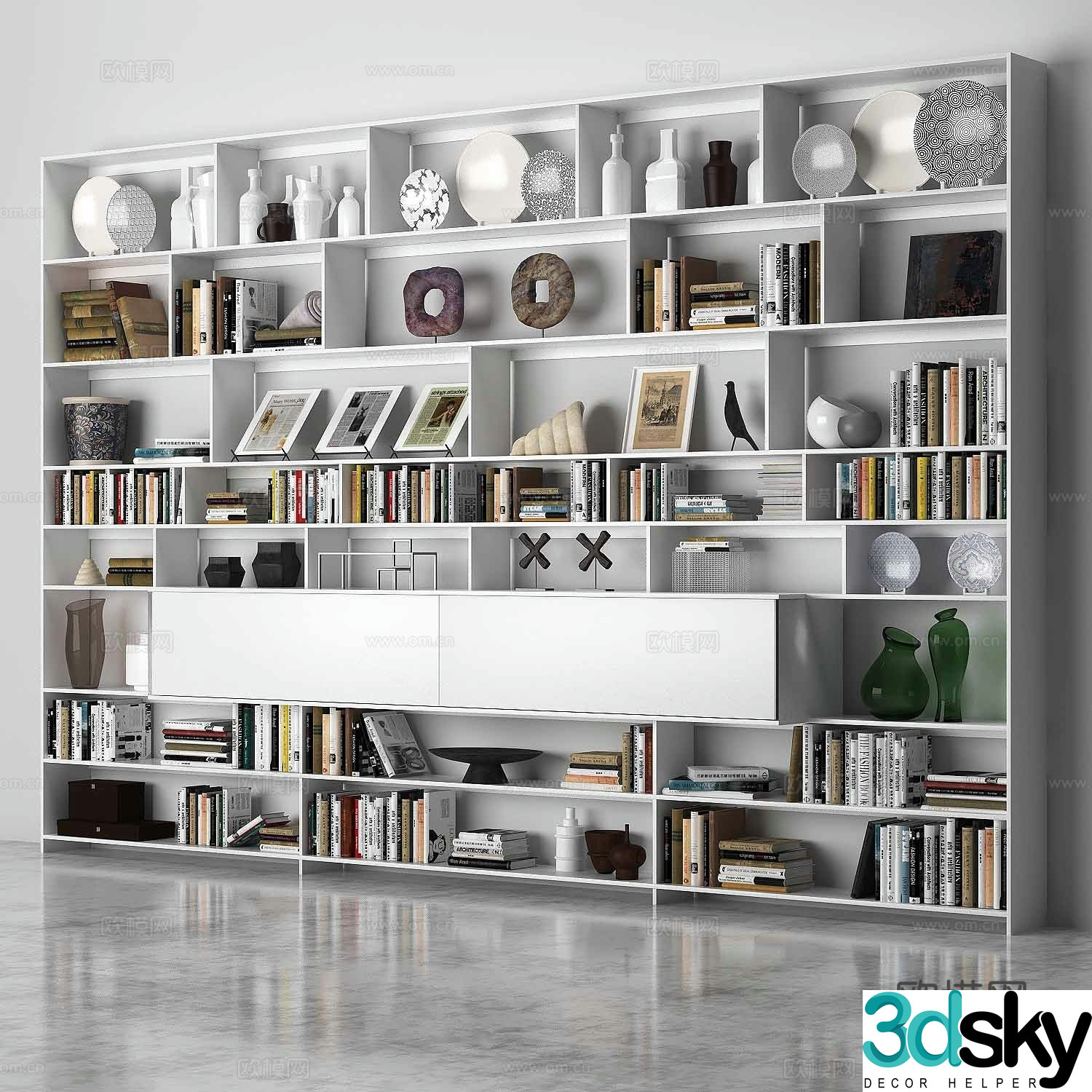 Bookcase 3d model
