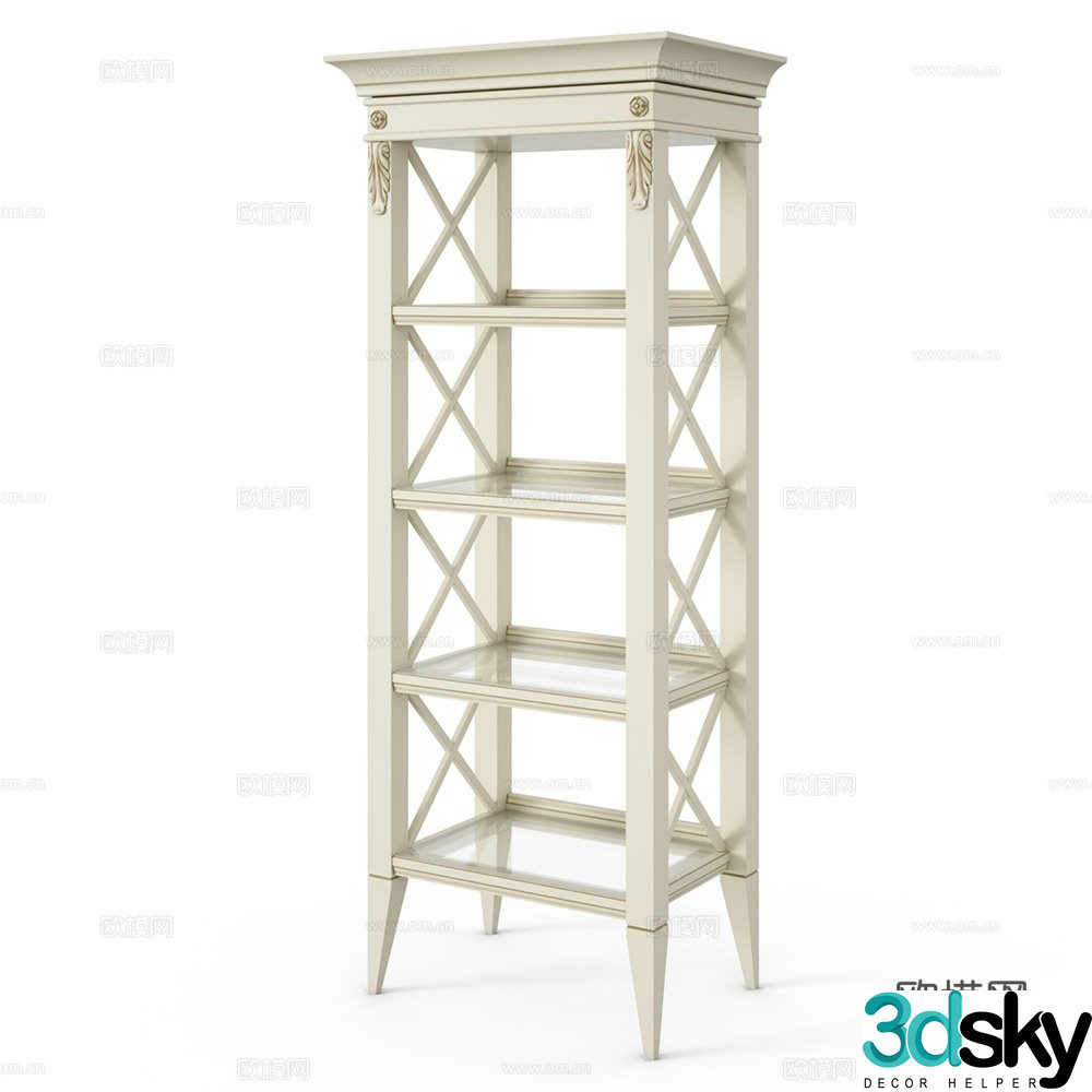 3D model of shelf