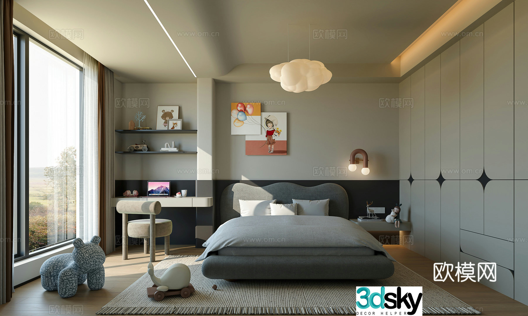 Children’s room 3d model