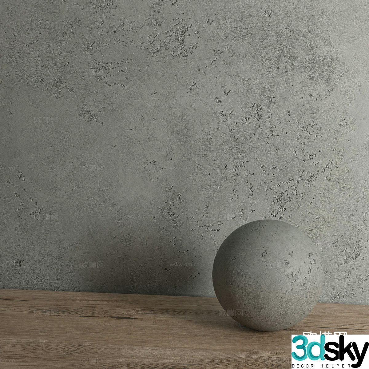 Art paint Cement paint Latex paint Art paint Concrete wall Cement wall Aging 3D model