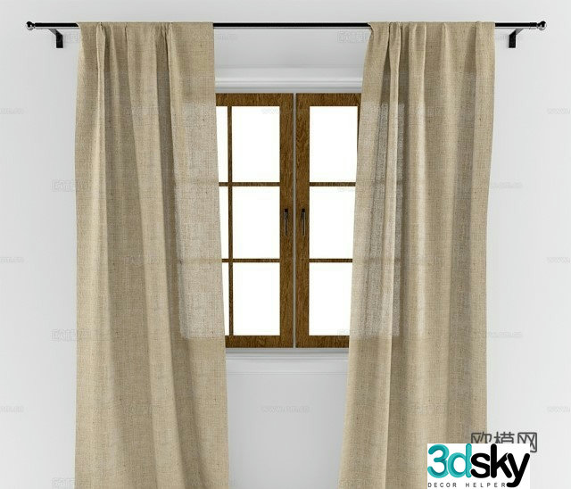 Curtain 3d model