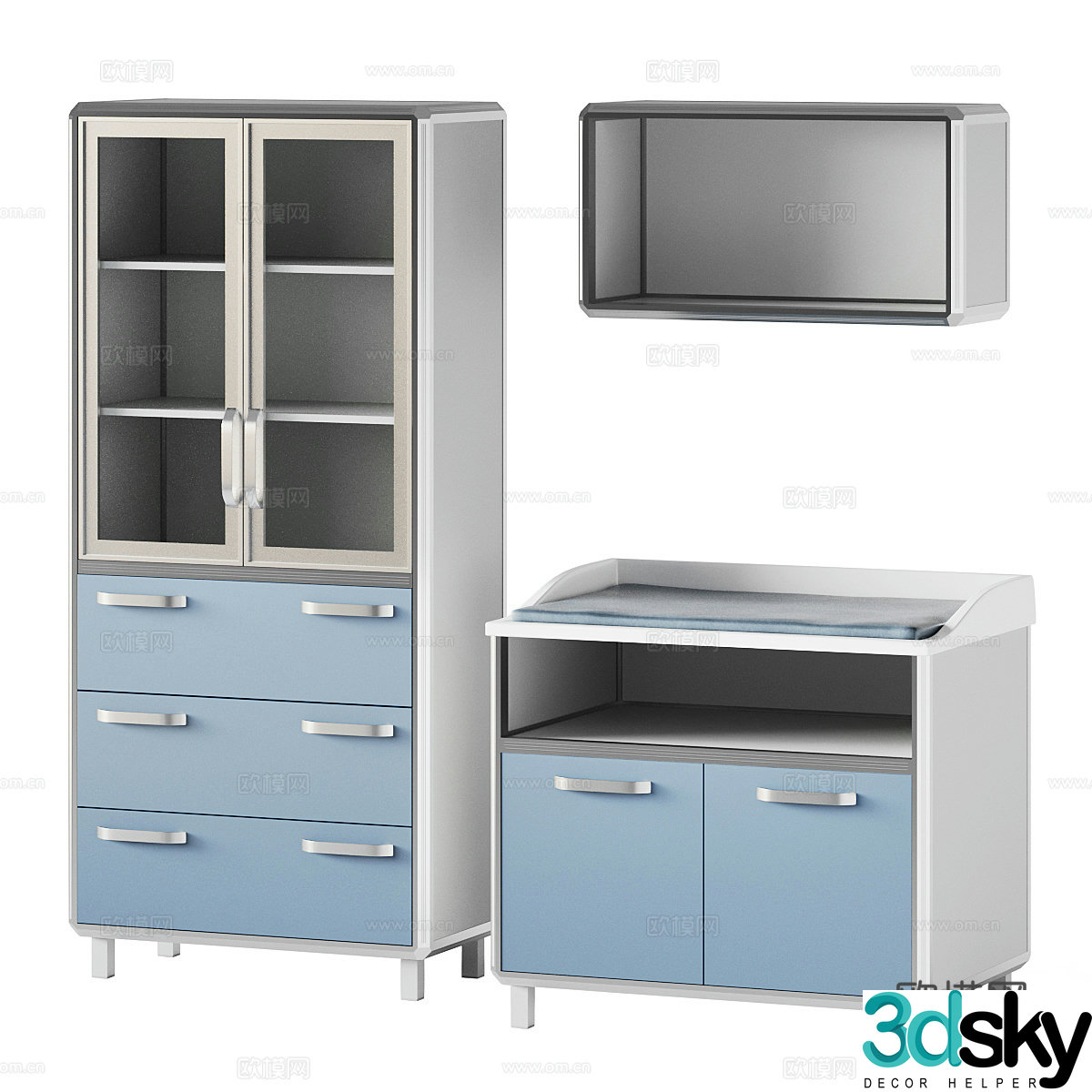Decorative cabinet 3d model
