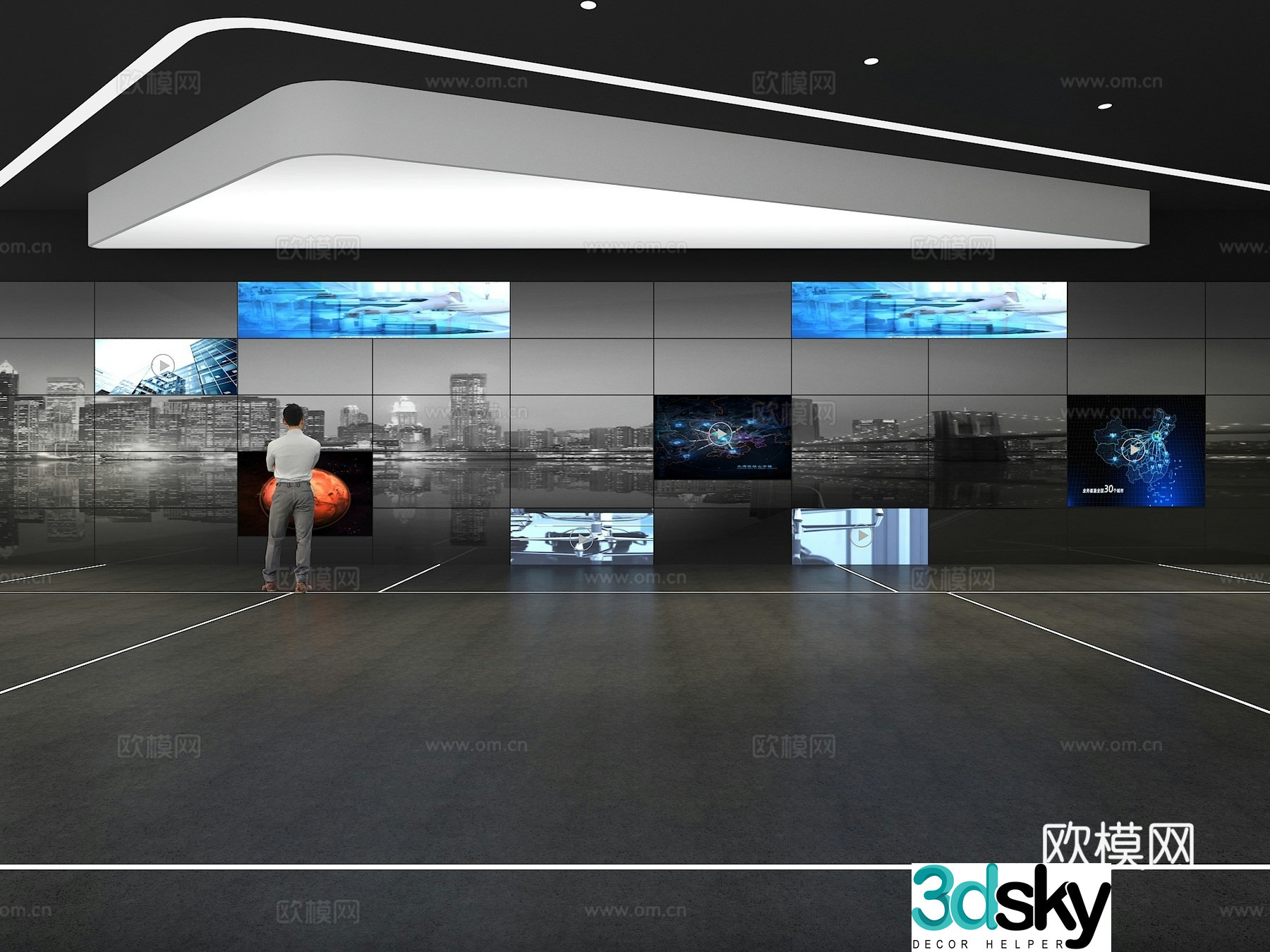 Cultural wall Corporate culture wall Display wall Theme wall Exhibition hall Campus culture Corridor 3D model