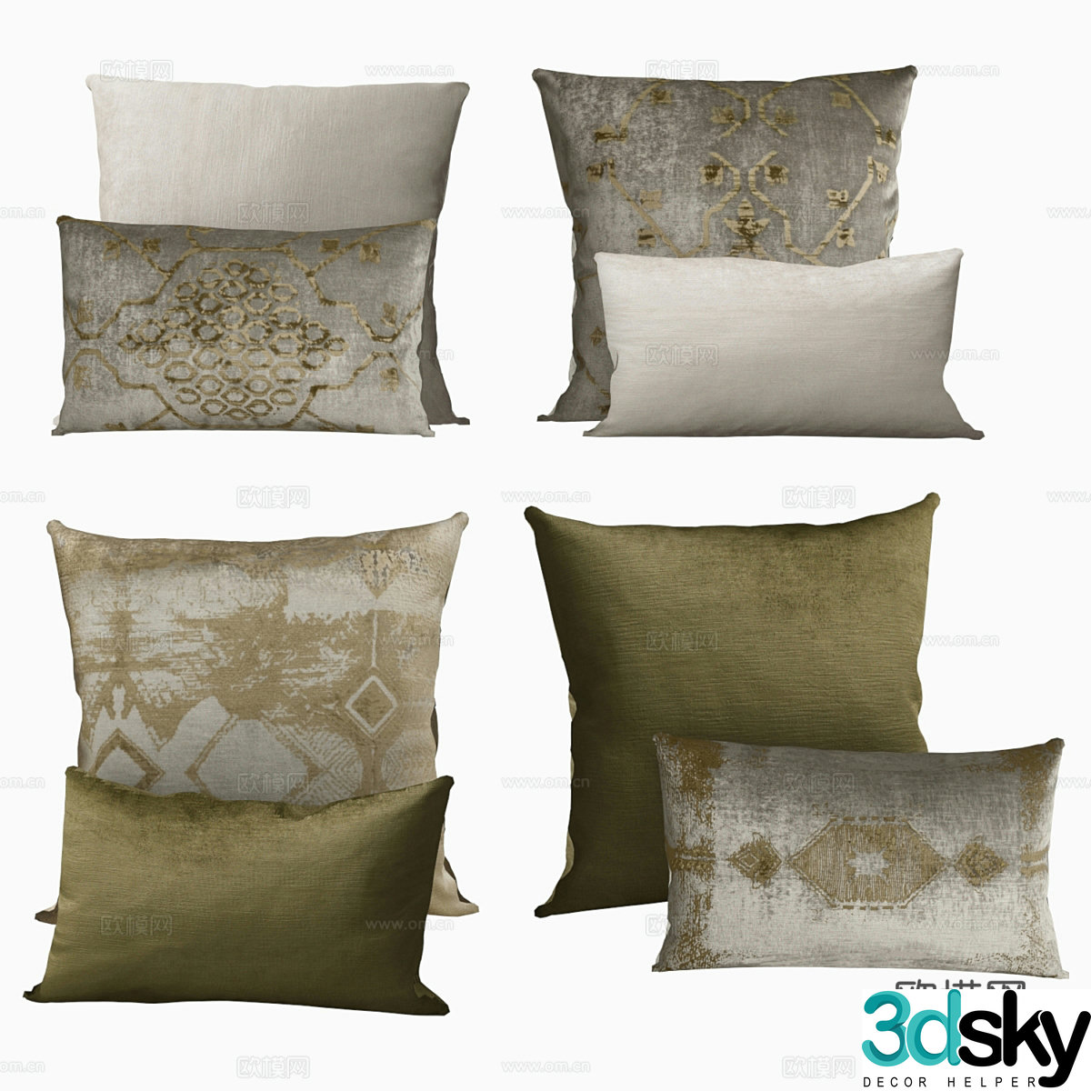 3D model of pillow