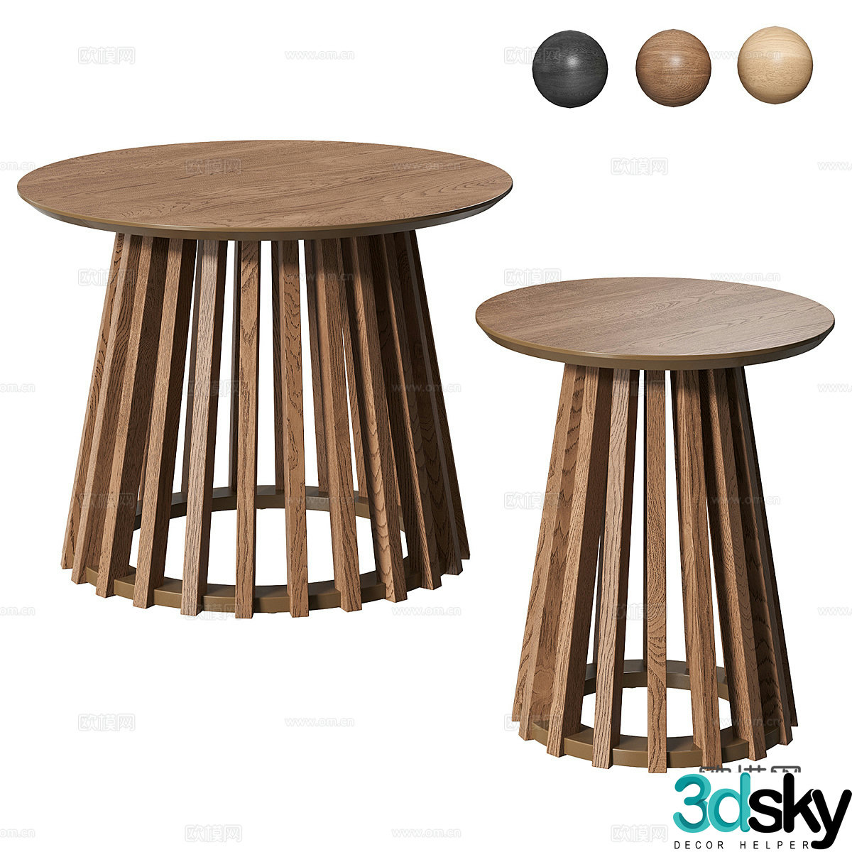 New Chinese Mound Coffee Table 3D Model