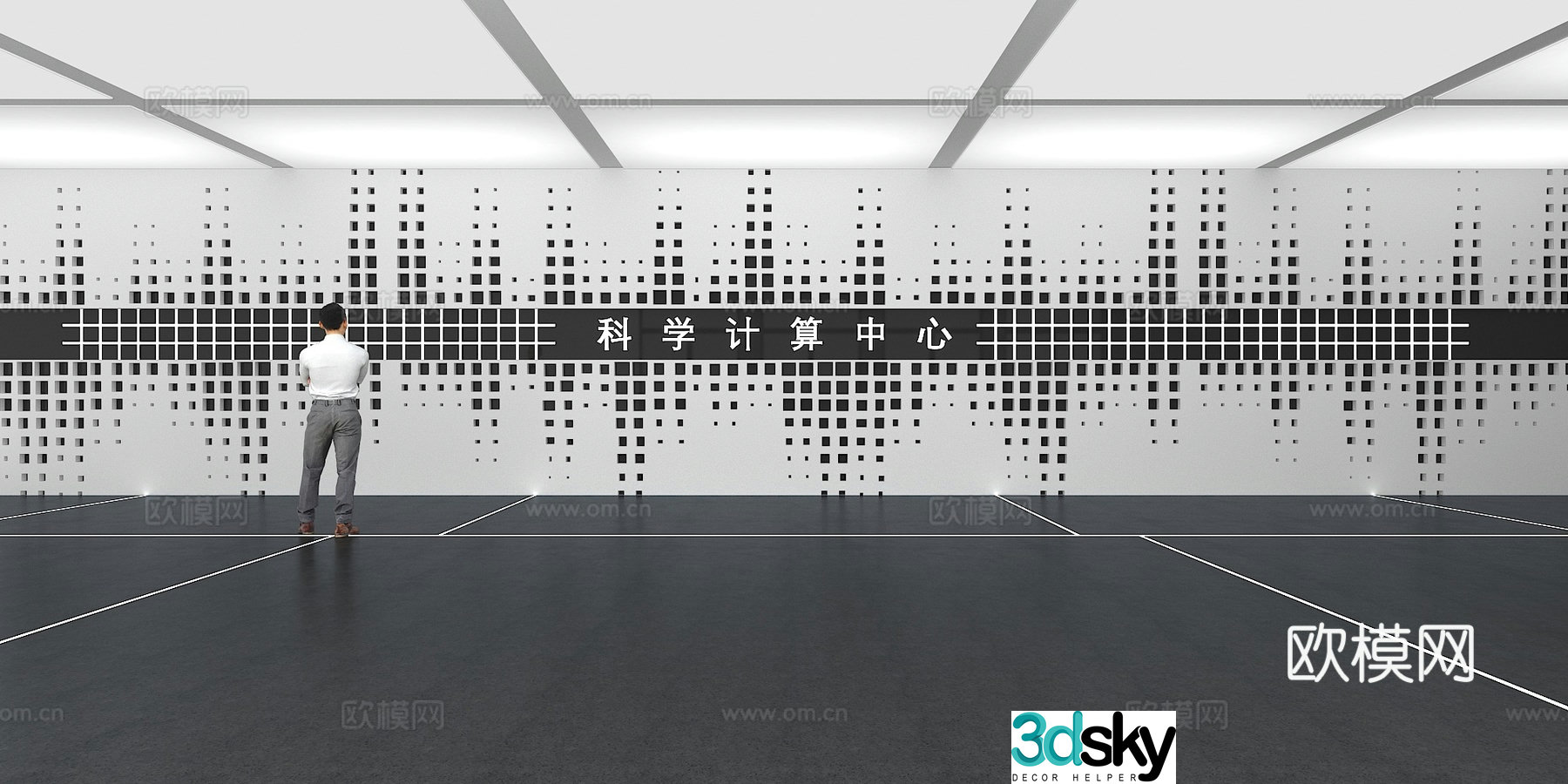 Cultural wall Corporate culture wall Display wall Classroom Exhibition hall Campus culture Corridor 3D model