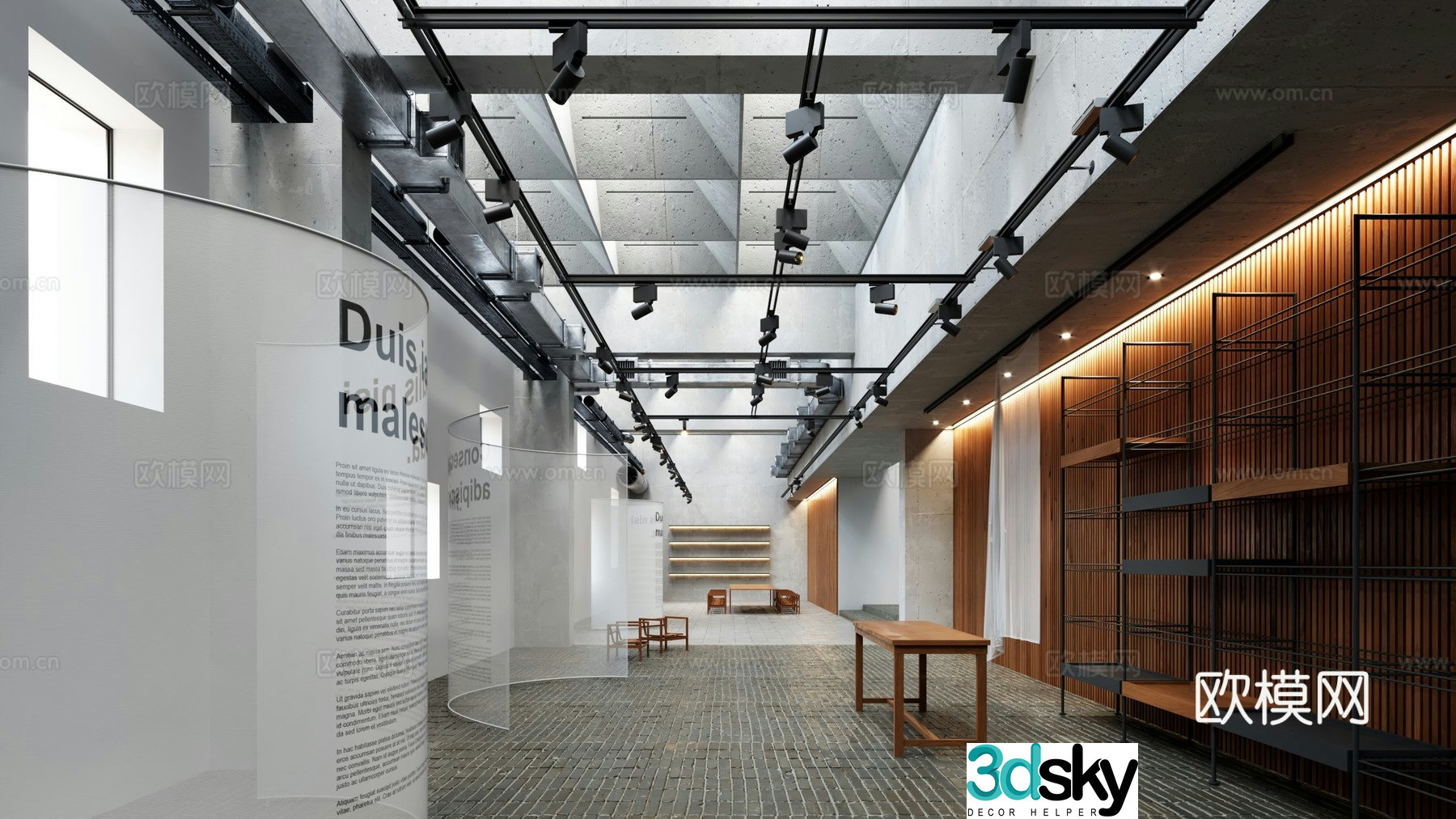 Cultural and Art Activities Hall 3D Model