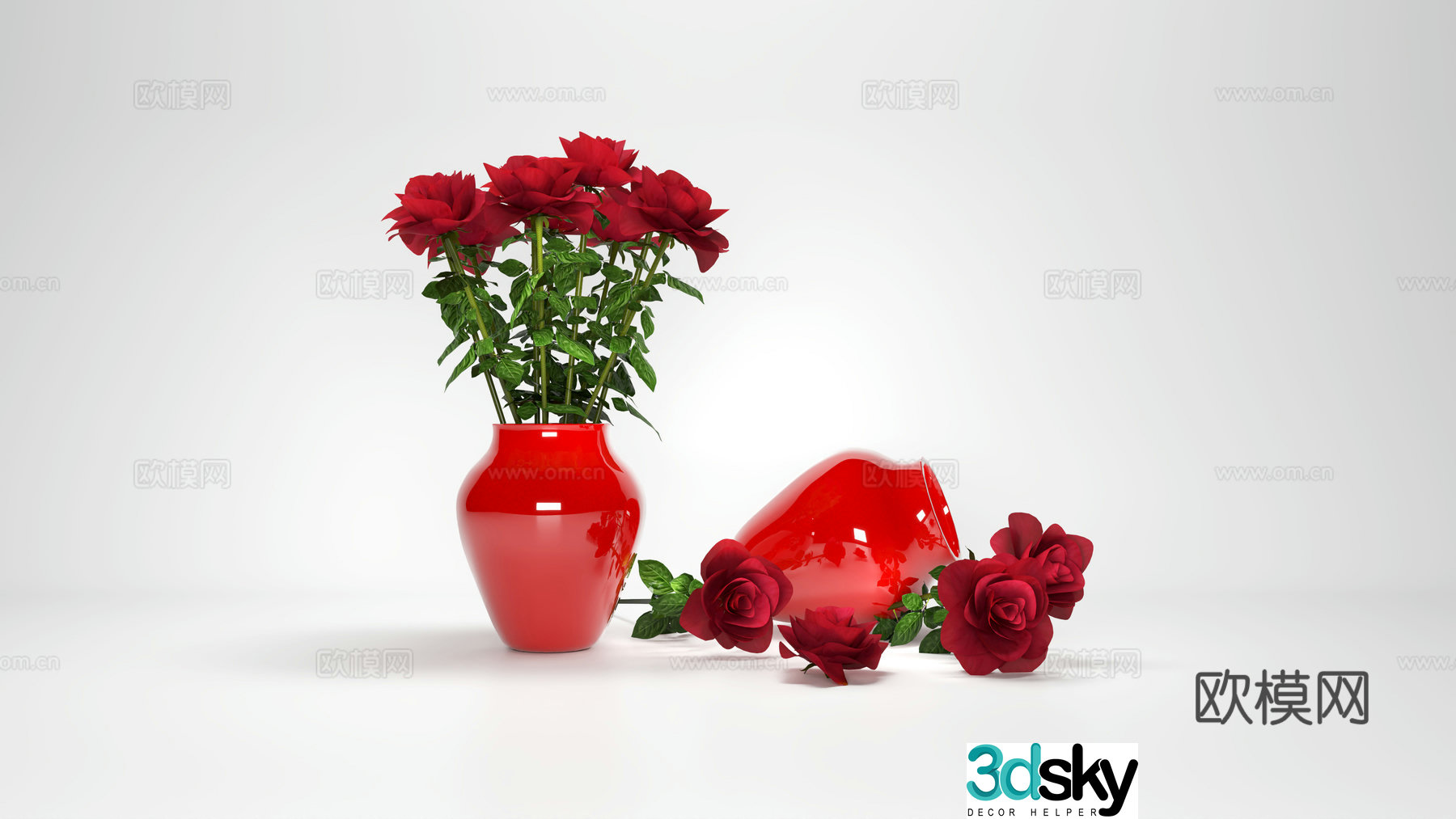 Green plants plant bonsai pot plants desktop ornaments flowers bonsai decorative ornaments green ivy 3d model