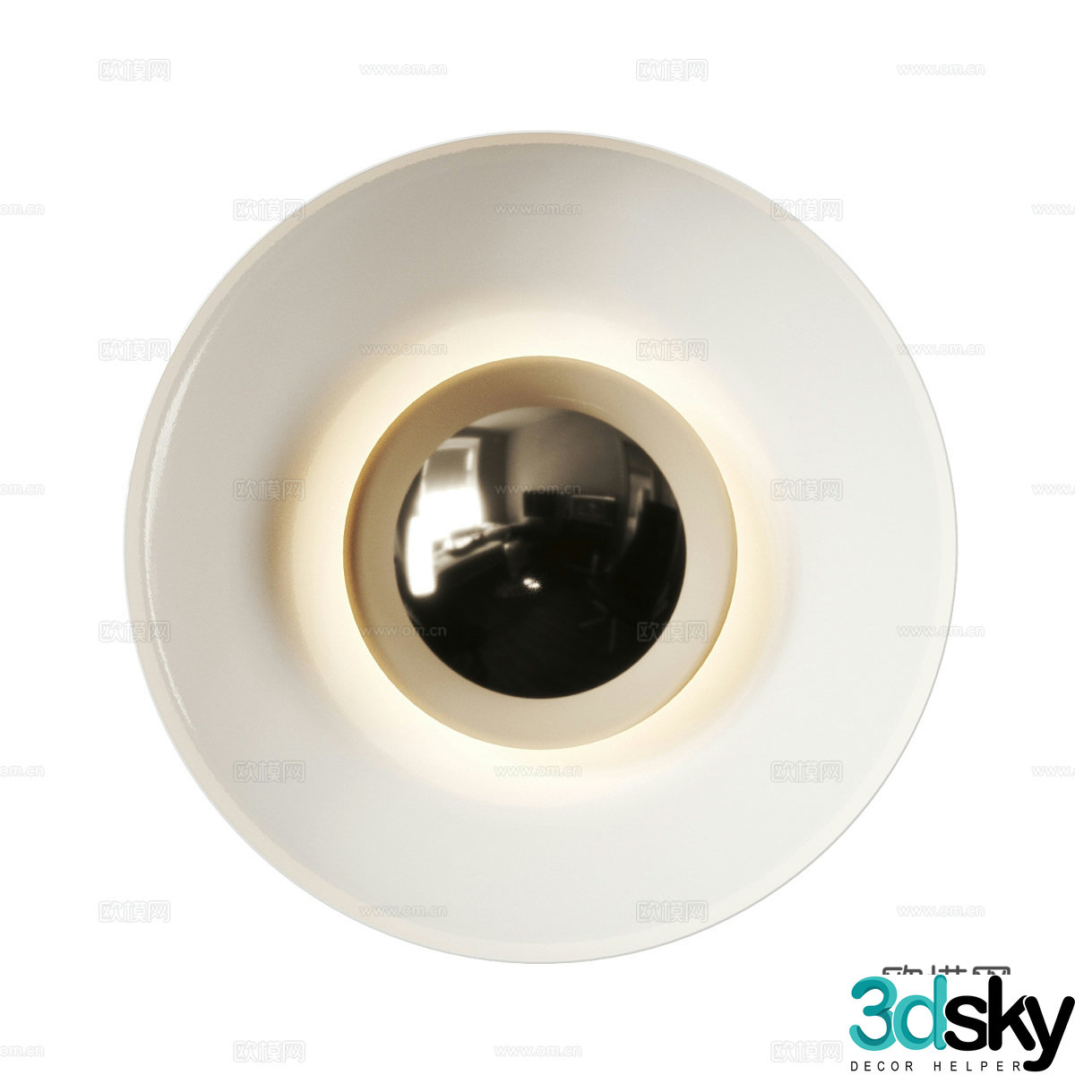 New Chinese light luxury Aromas Del Campo Ross wall light 3D model