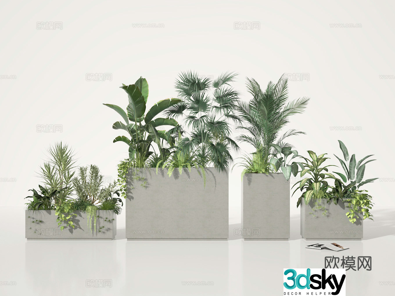 Potted 3D model