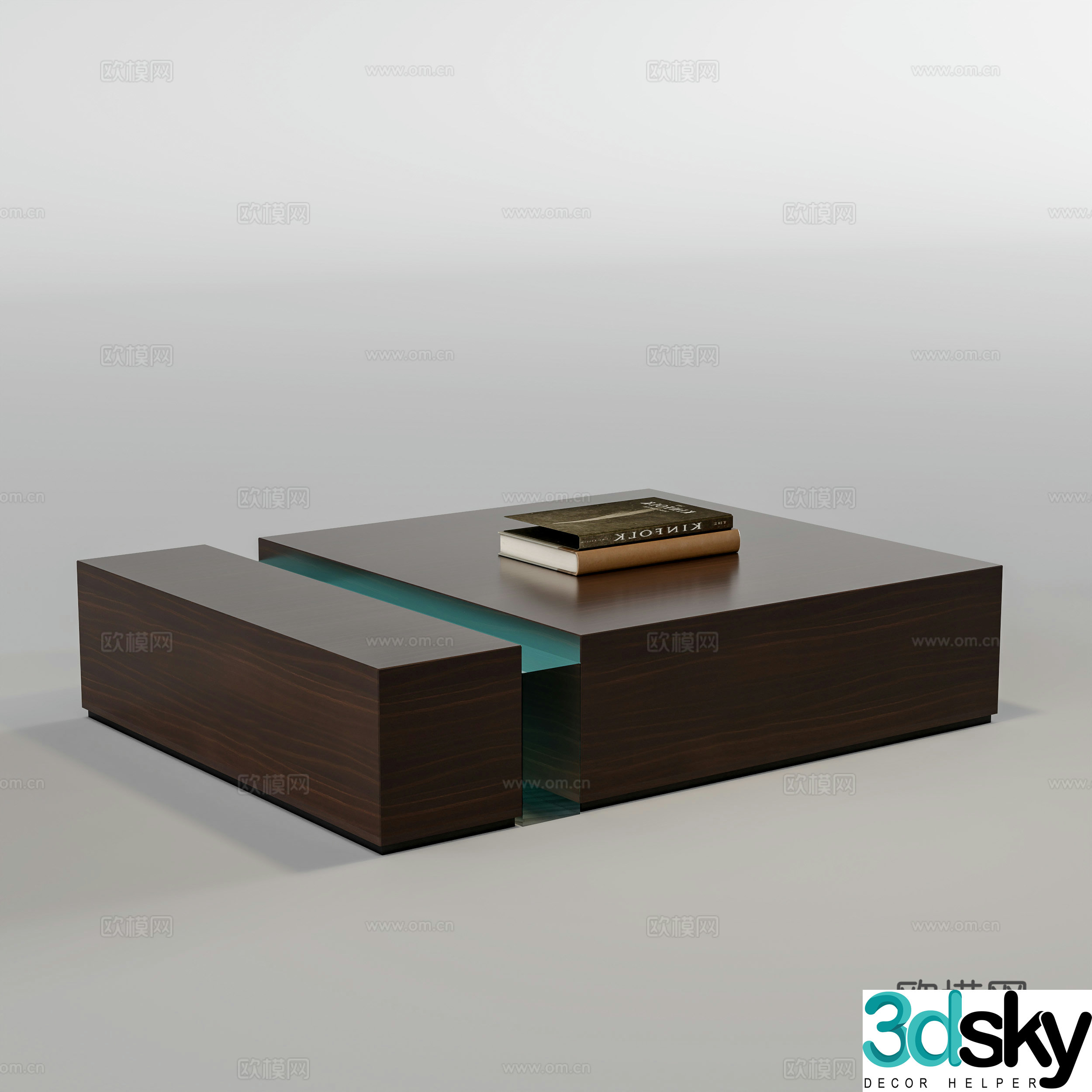 Modern coffee table 3d model