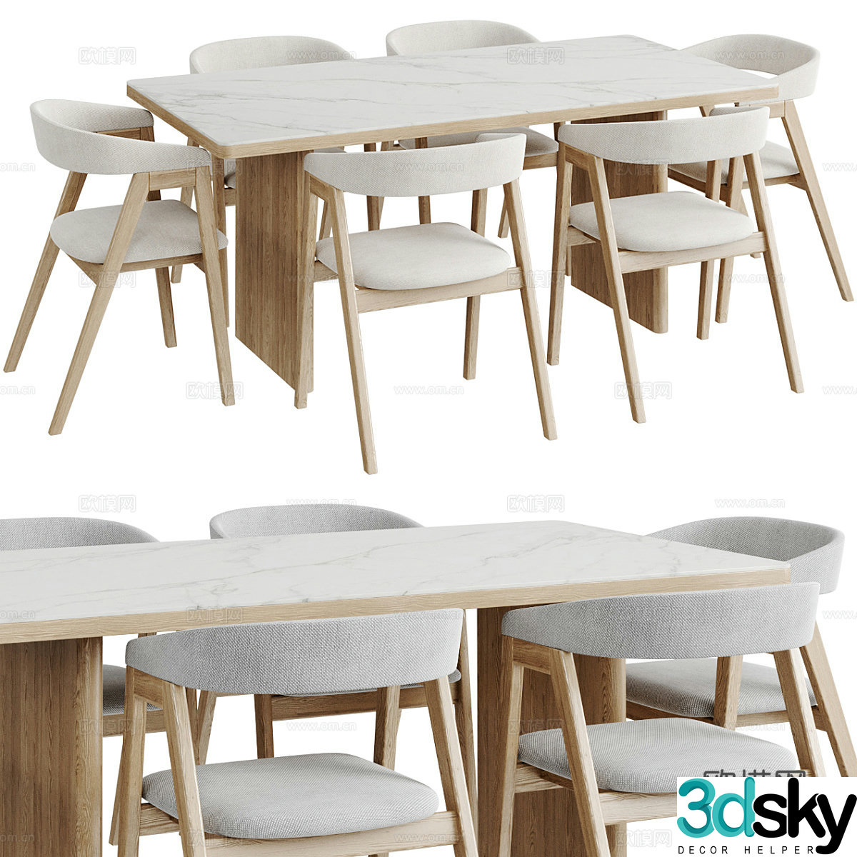 Dining chair 3d model