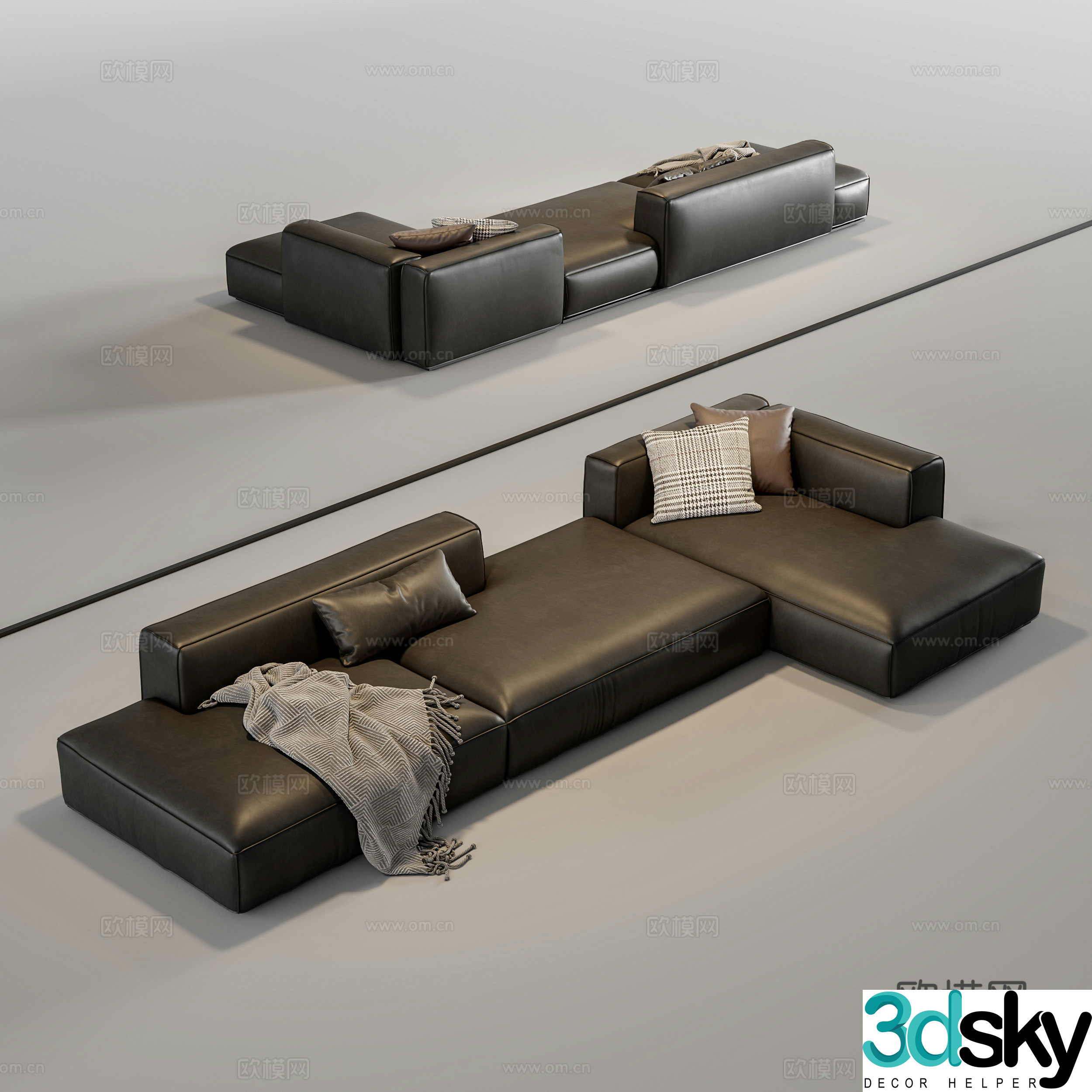 Modern sofa 3d model