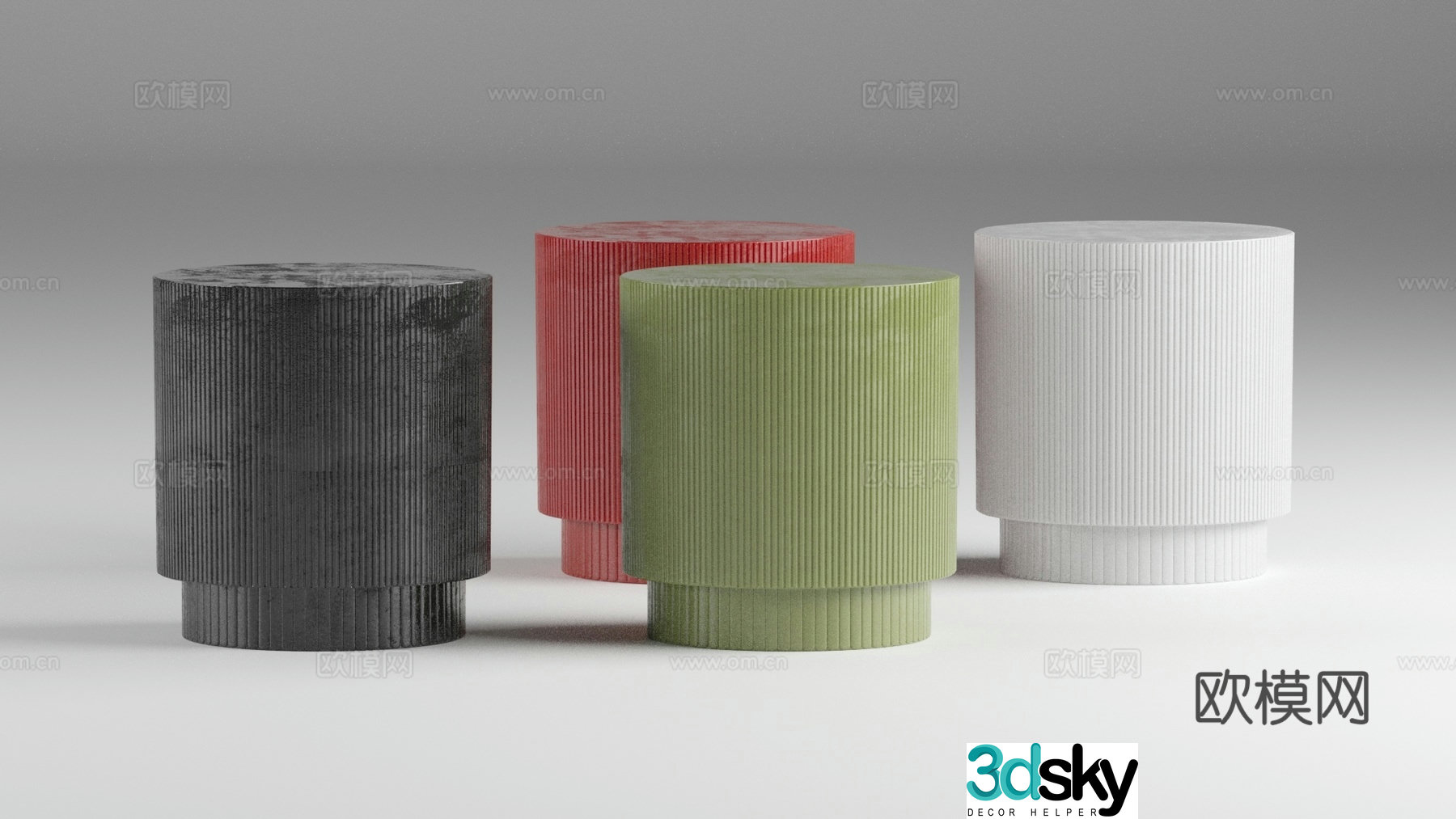 3D model of side angle angle