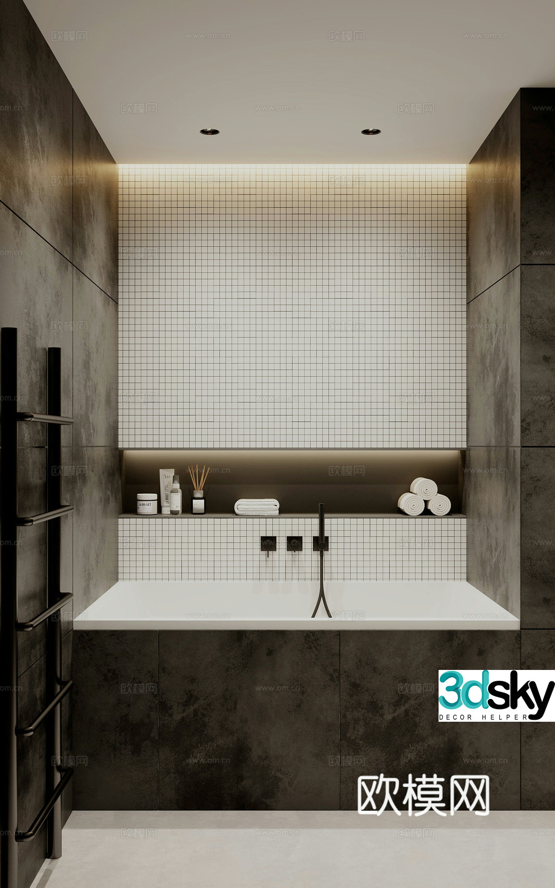 Modern bathroom 3d model