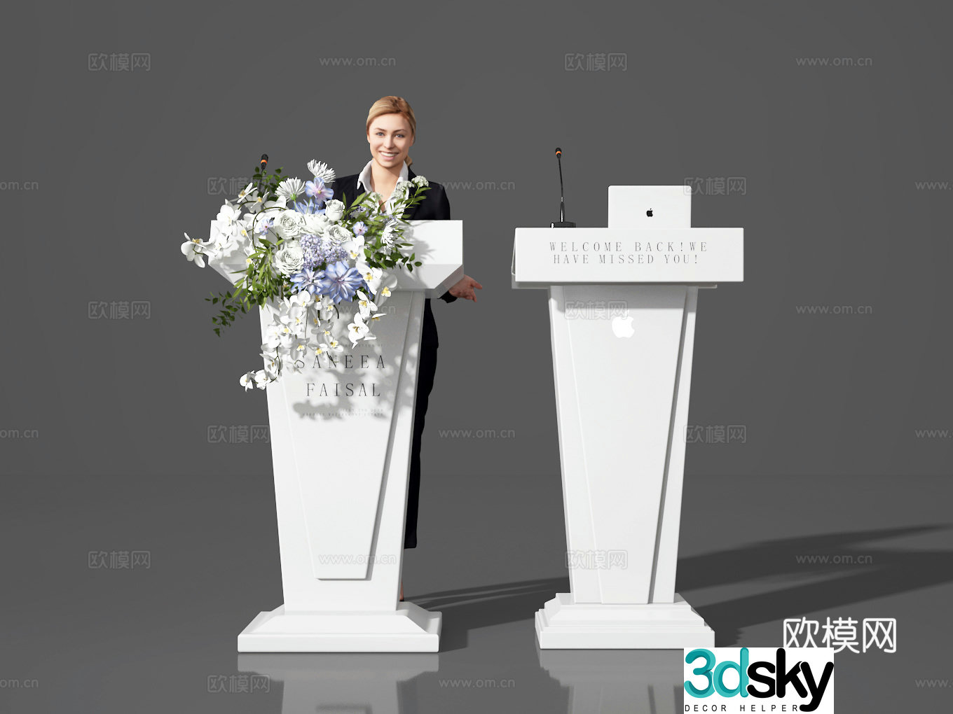 Podium 3D model